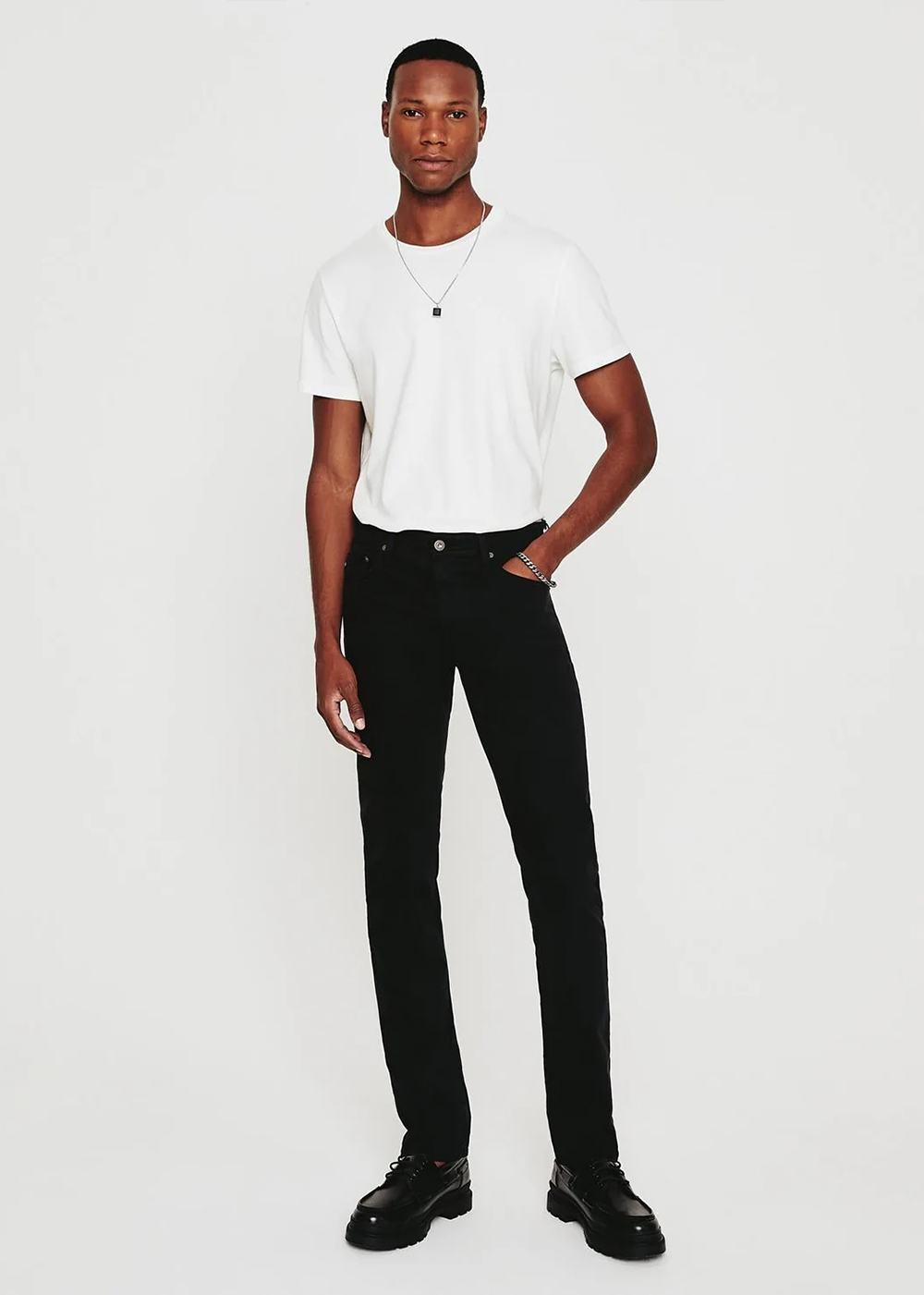 Tellis Modern Slim Jean - Super Black - AG Jeans Canada - Danali