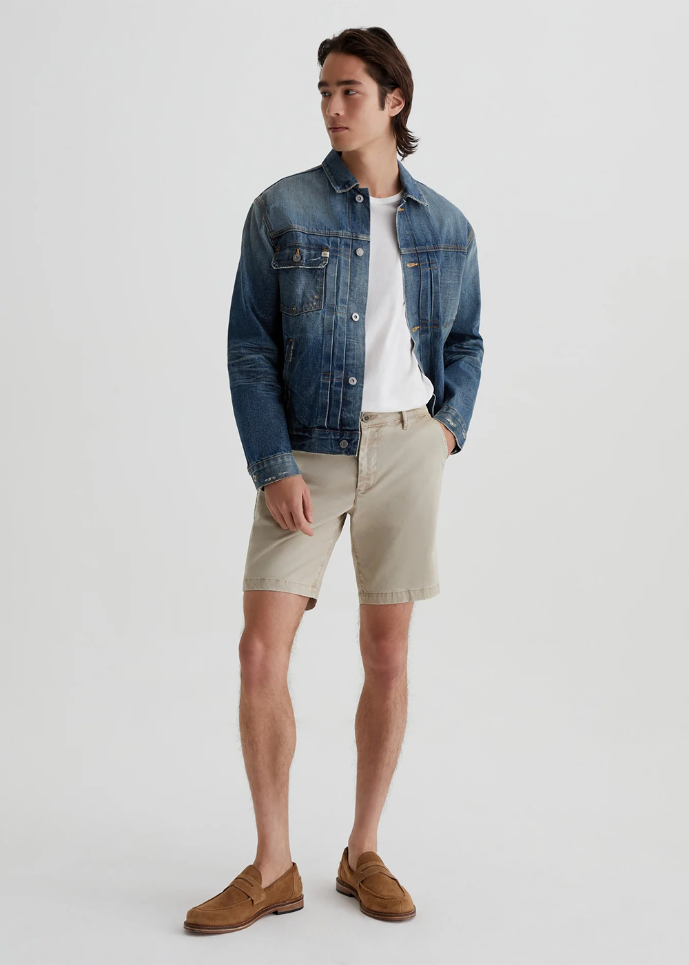 AG Jeans Wanderer Short Sulfur Coastal Pebble - Danali - AG Jeans Canada