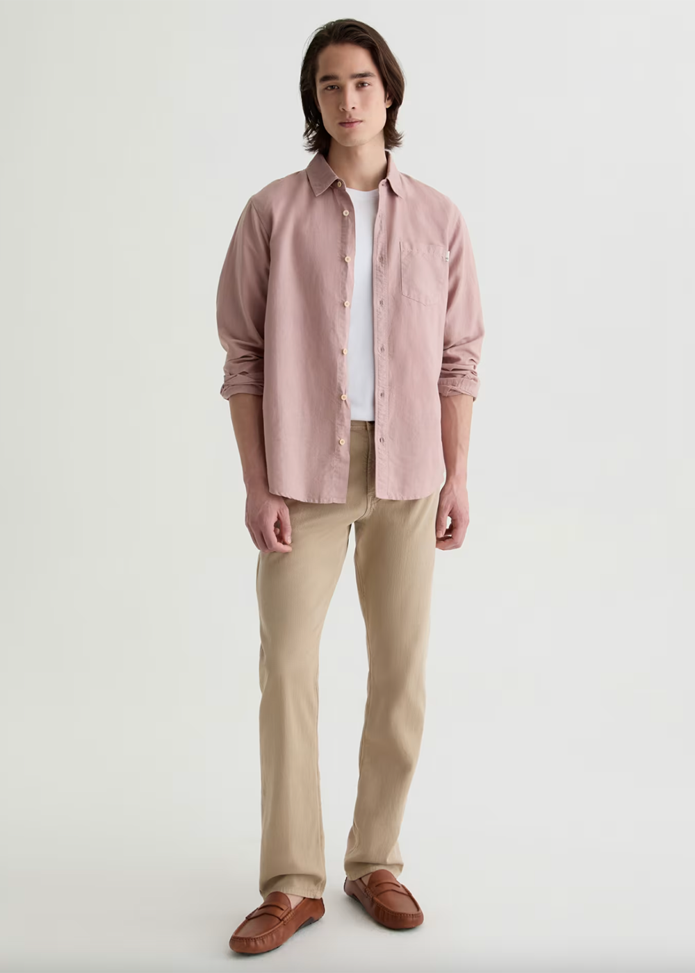 AG Jeans Wesley Shirt Desert Mauve - AG Jeans Canada - Danali
