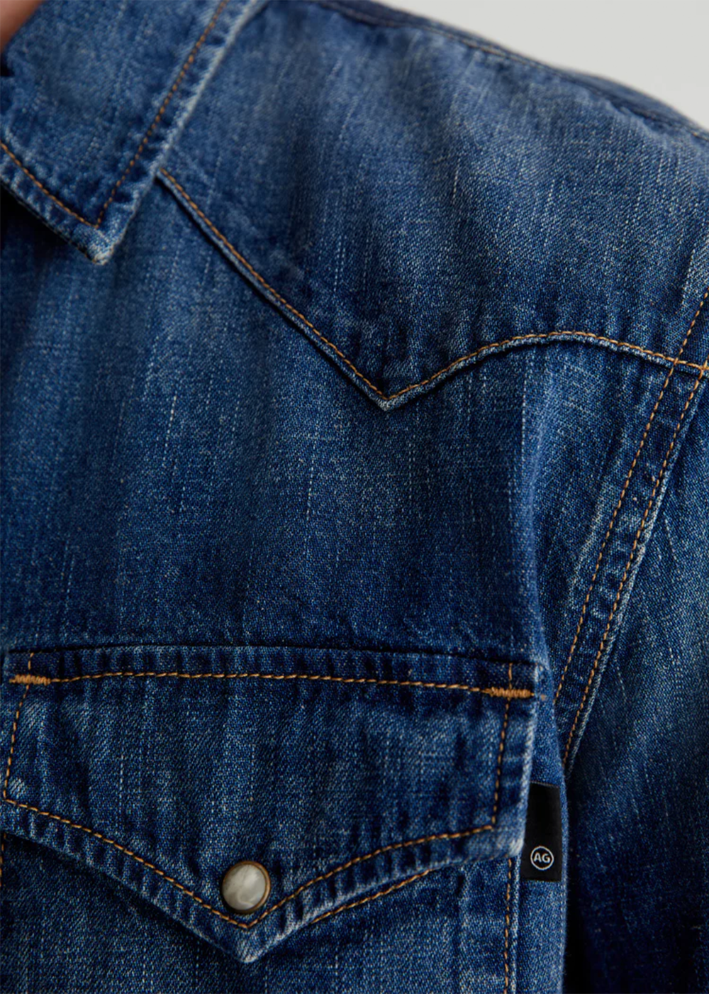 Aiden Western Denim Shirt - Exhibition - AG Jeans Canada - Danali