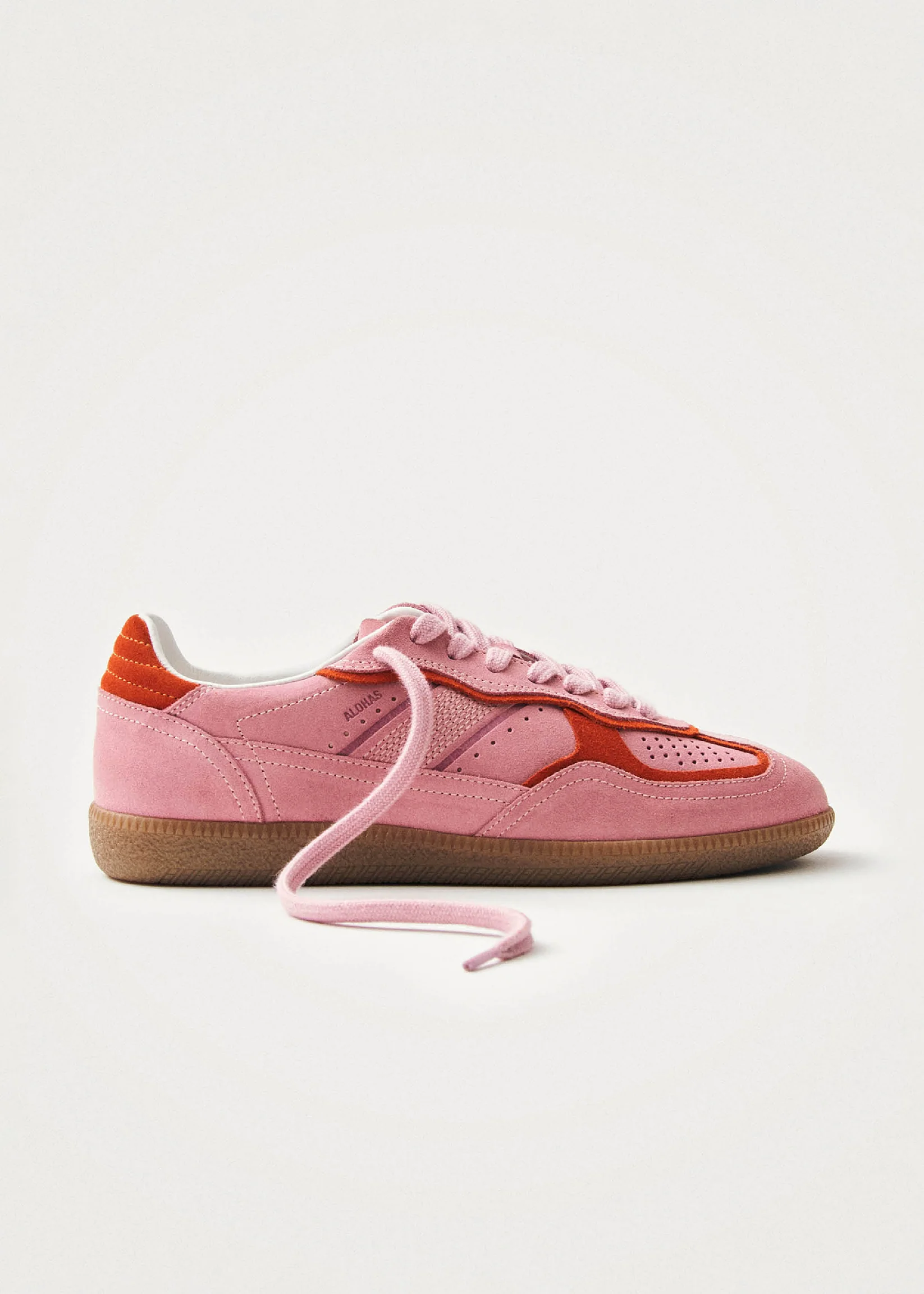 Tb.490 Rife Sea Pink Leather Sneakers - Alohas Canada - Danali