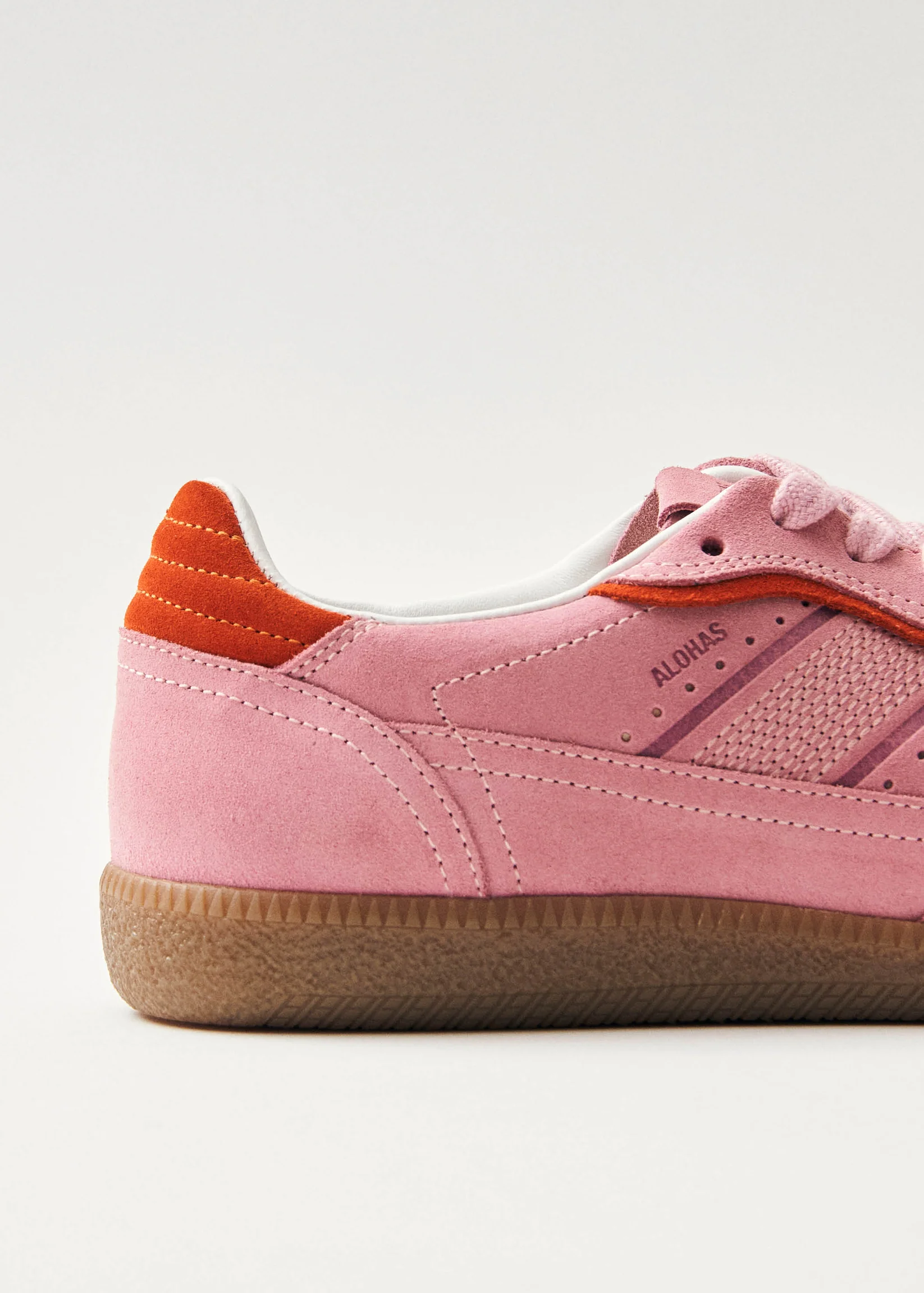 Tb.490 Rife Sea Pink Leather Sneakers - Alohas Canada - Danali