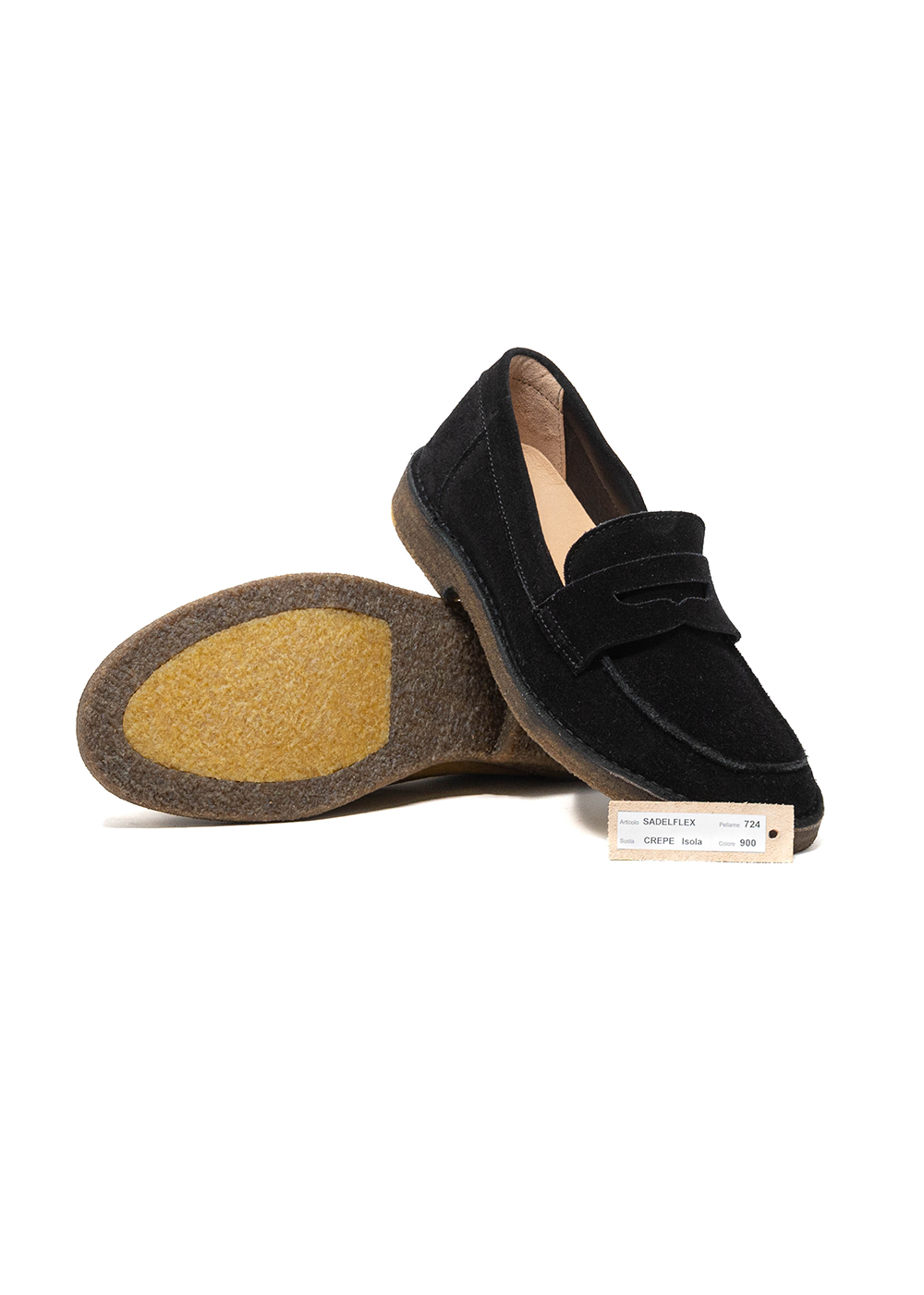 Astorflex Saddleflex Suede Loafer Shoes Black - Astorflex Canada - Danali