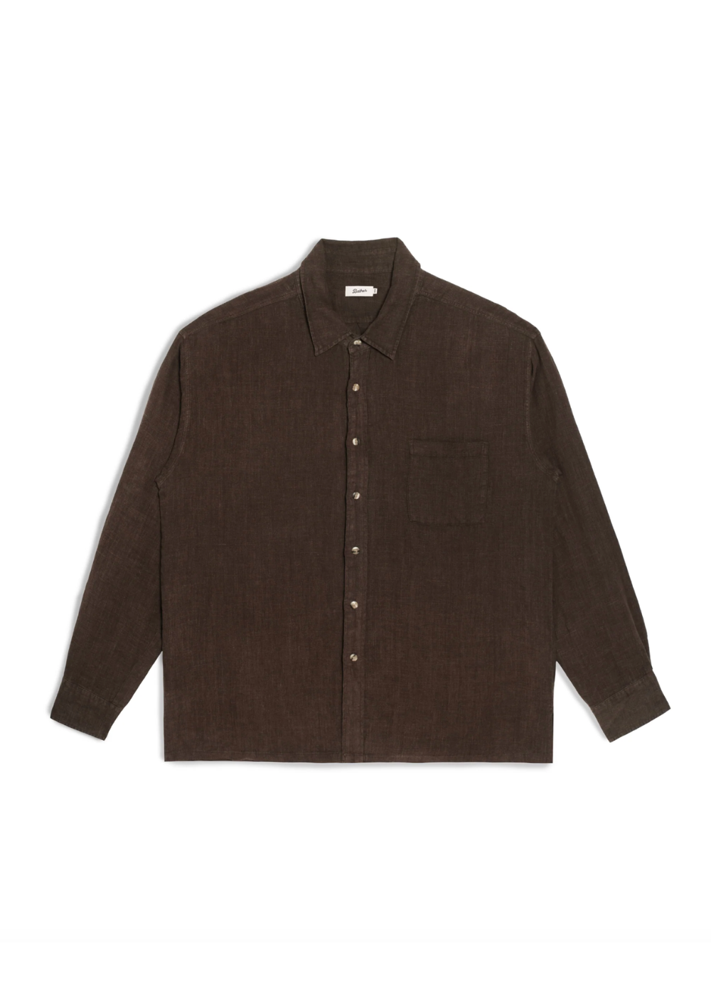 Espresso Linen Leisure Shirt - Brown - Bather Canada - Danali