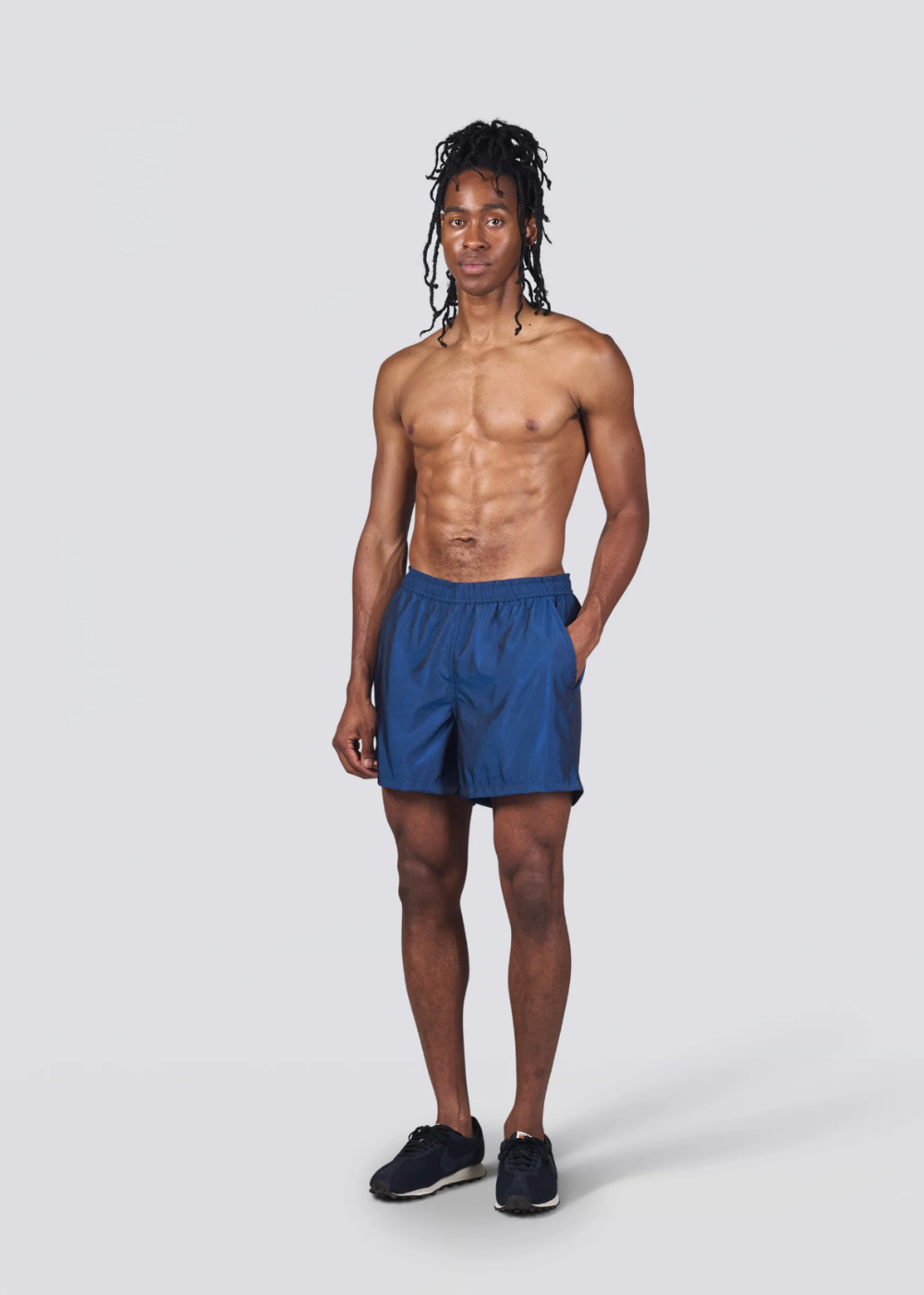 Iridescent Sapphire Modern Trunk - Blue - Bather Canada - Danali