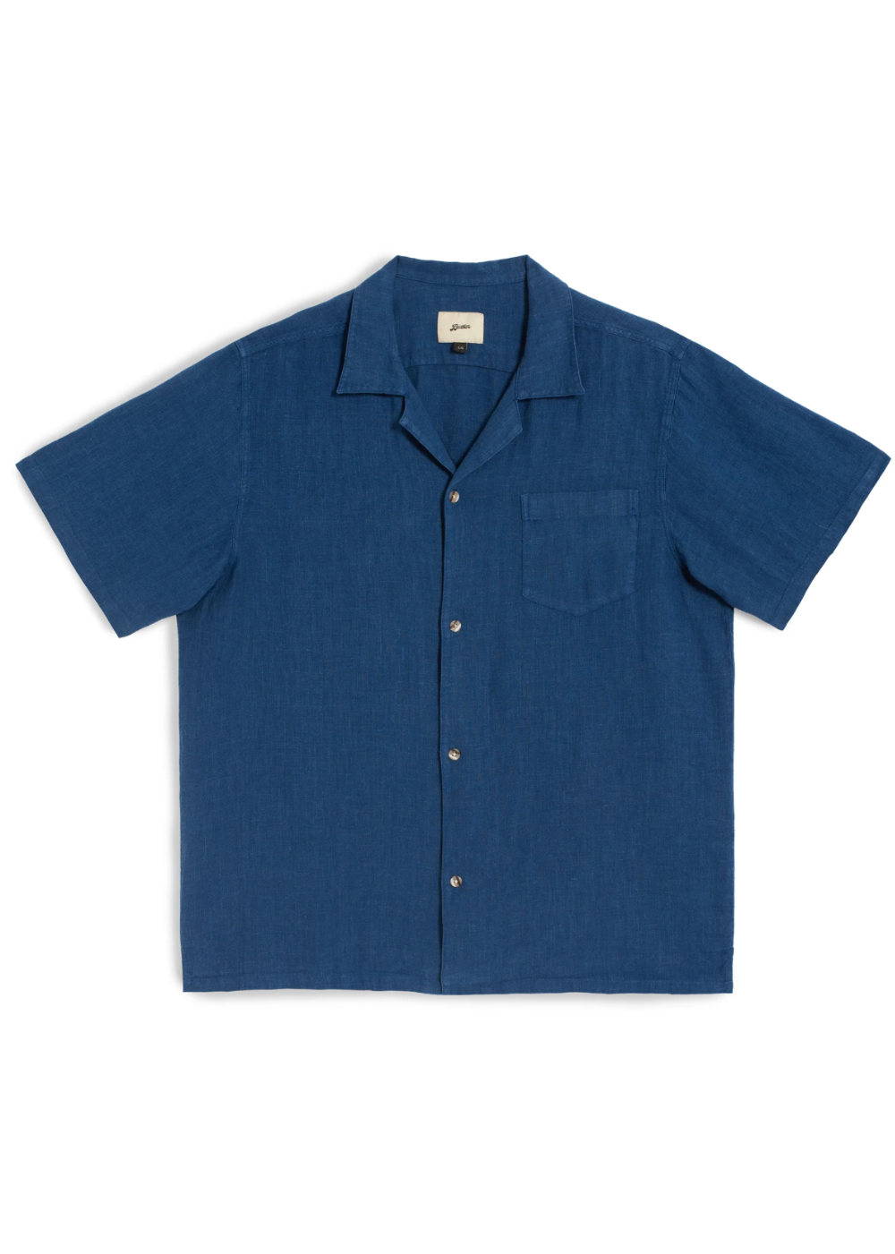 Linen Camp Shirt - Navy - Bather Canada - Danali