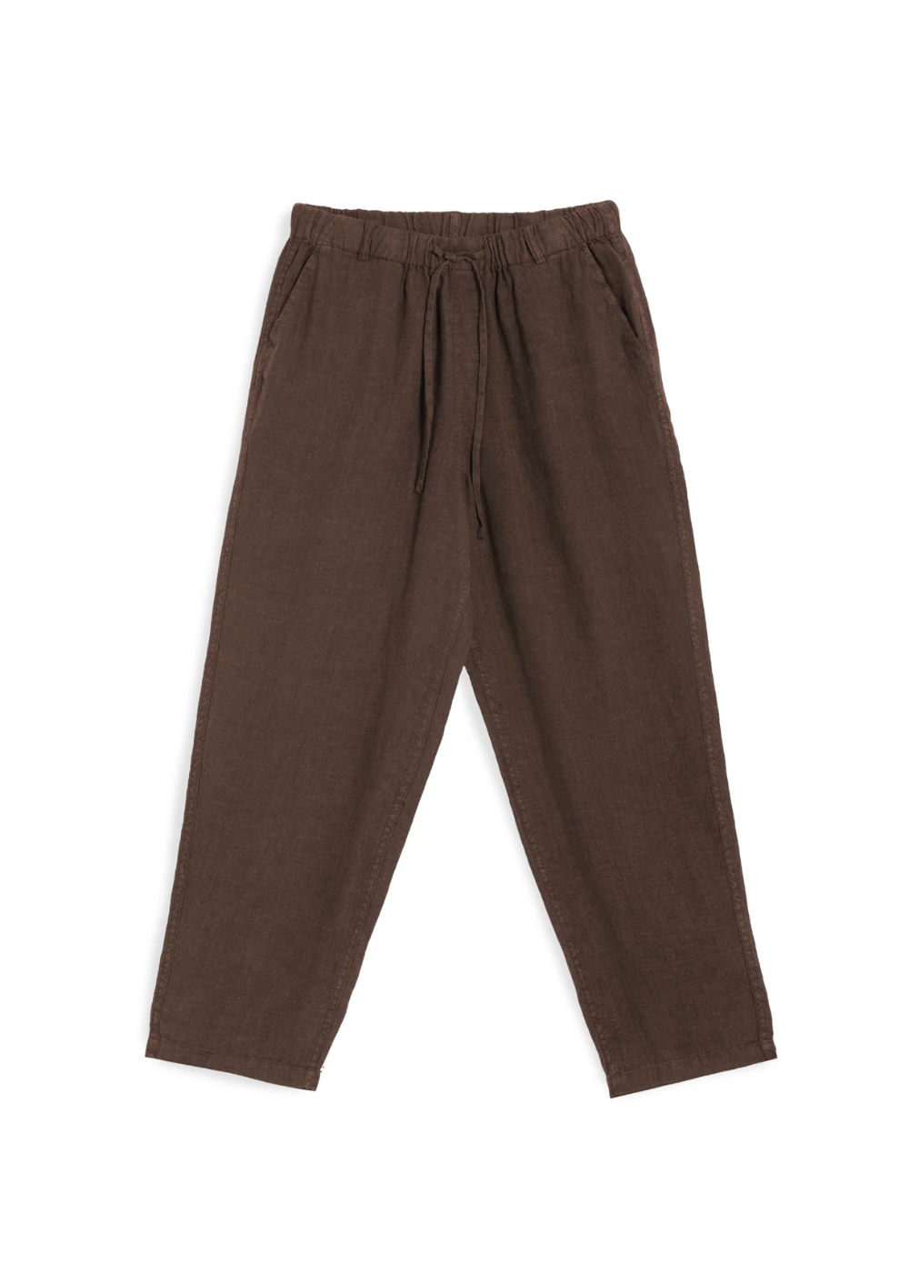 Linen Leisure Pant - Espresso - Bather Canada - Danali
