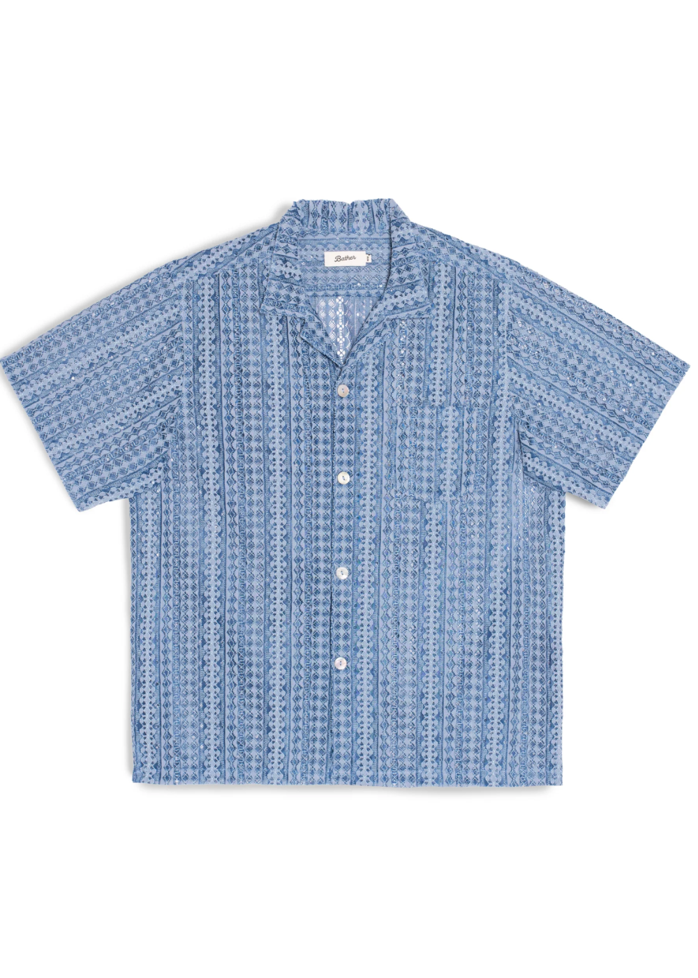 Tide Gonzo Lace Camp Shirt - Light Blue - Bather Canada - Danali