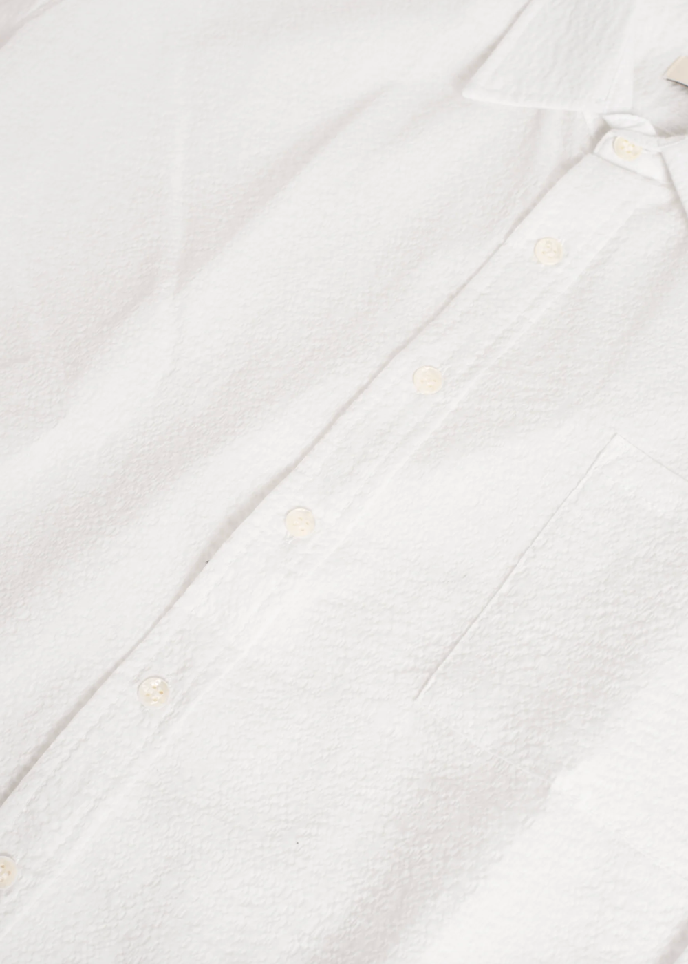 White Ripple Leisure Shirt - White - Bather Canada - Danali