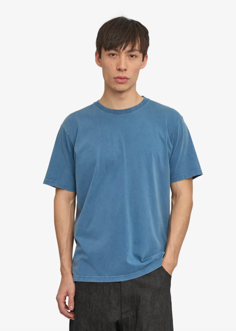 Classic Organic Tee - Faded Indigo - Colorful Standard Canada - Danali - CS1001