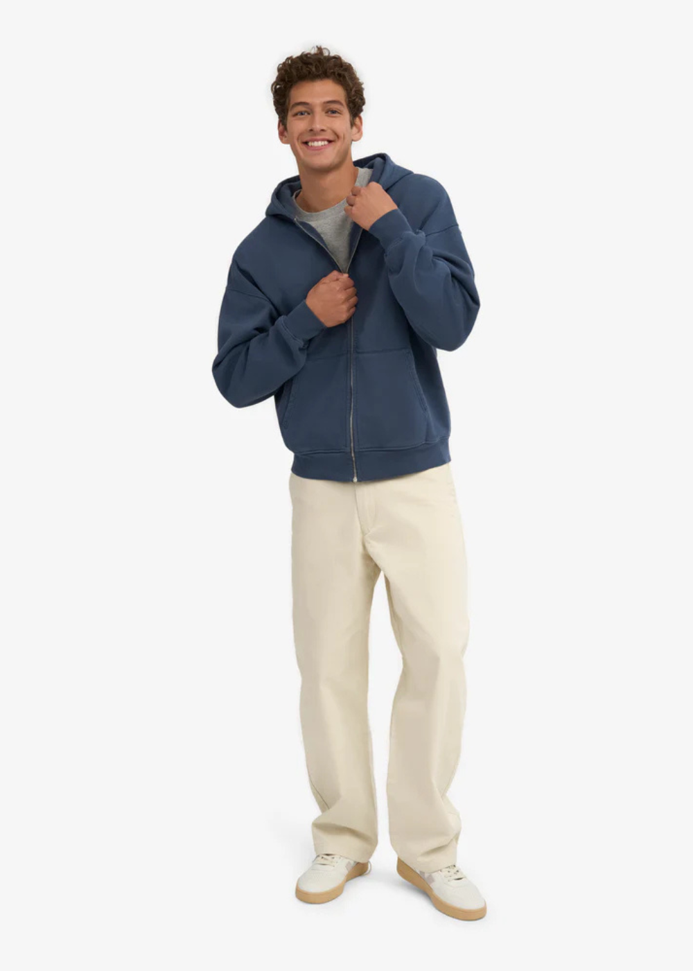 Classic Organic Zip Hoodie - Navy - Colorful Standard Canada - Danali - CS1007-NAVY