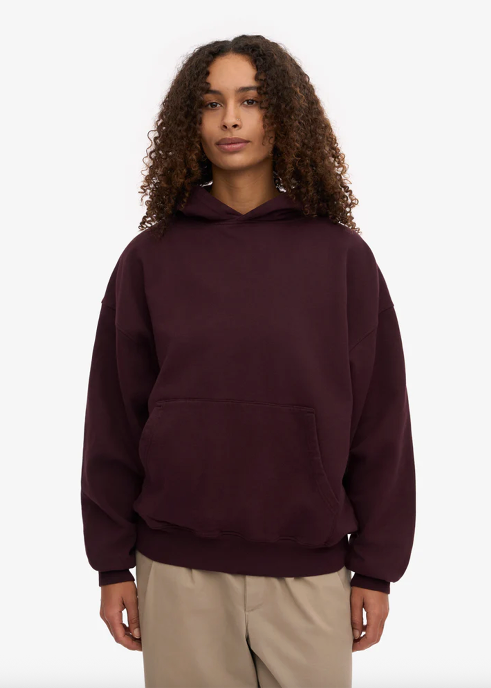 Organic Oversized Hoodie - Oxblood Red - Colorful Standard Canada - Danali - CS1015