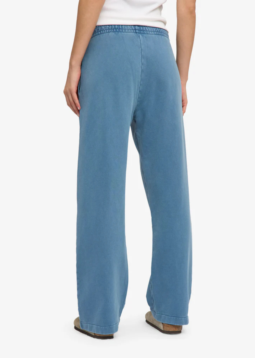 Organic Straight Leg Sweatpants - Faded Indigo - Colorful Standard Canada - Danali - CS1018