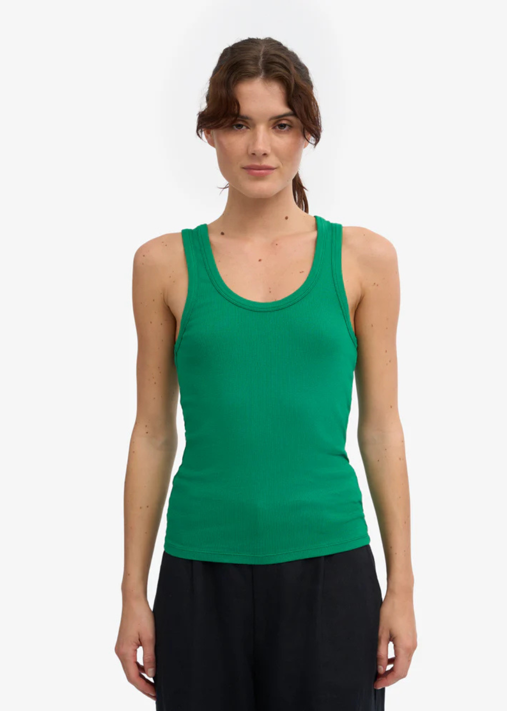 Organic Rib Tank Top - Kelly Green - Colorful Standard Canada - Danali - CS2054