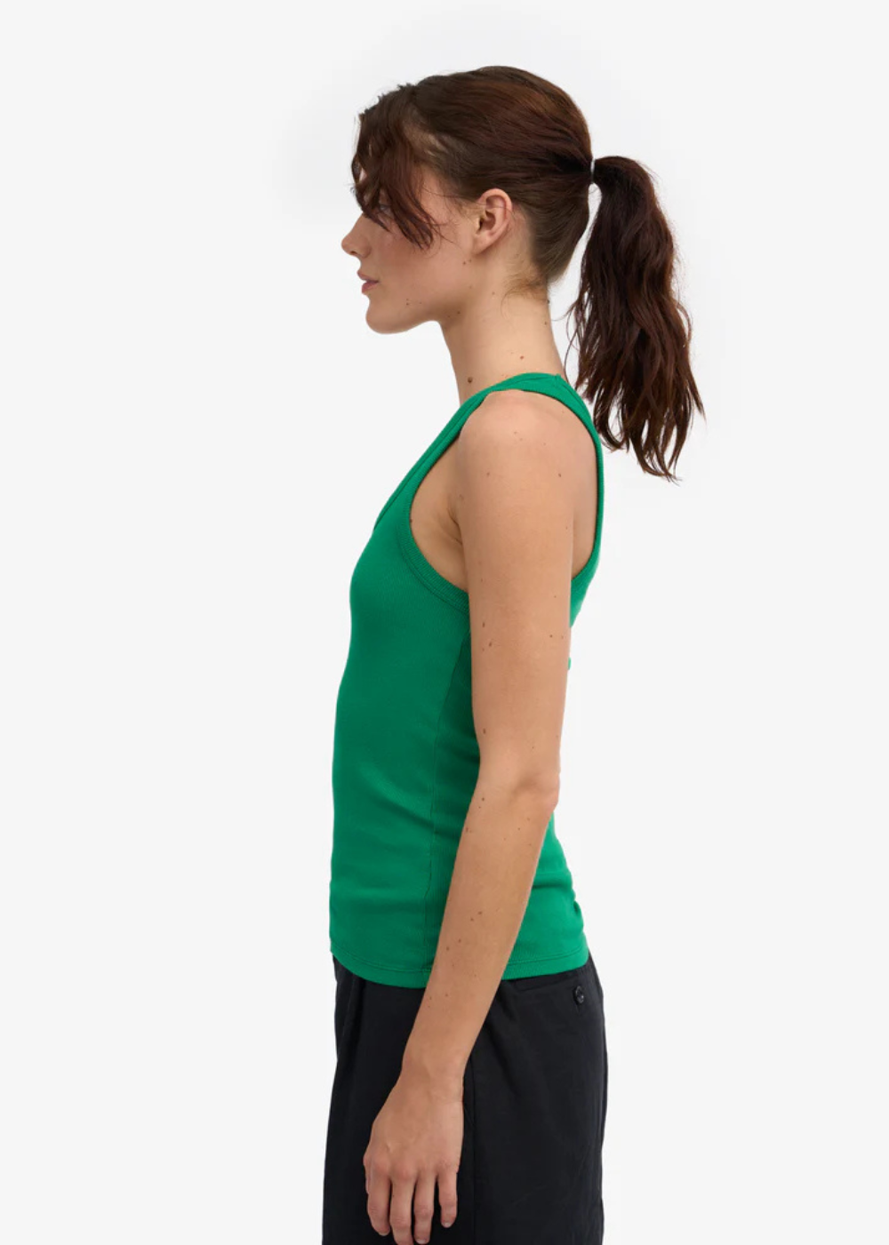 Organic Rib Tank Top - Kelly Green - Colorful Standard Canada - Danali - CS2054