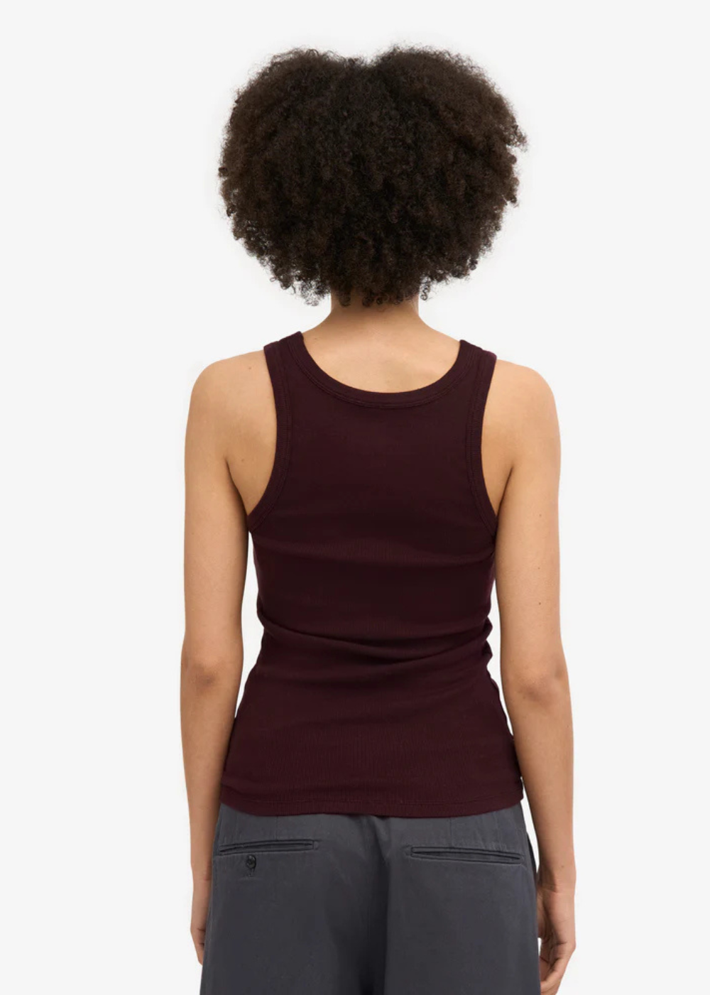 Organic Rib Tank Top - Oxblood Red -Colorful Standard Canada - Danali - CS2054