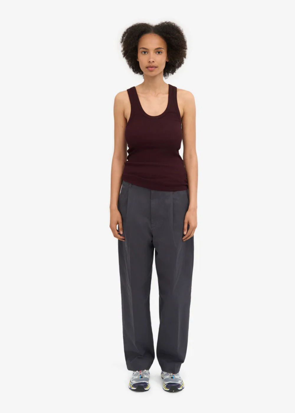 Organic Rib Tank Top - Oxblood Red -Colorful Standard Canada - Danali - CS2054
