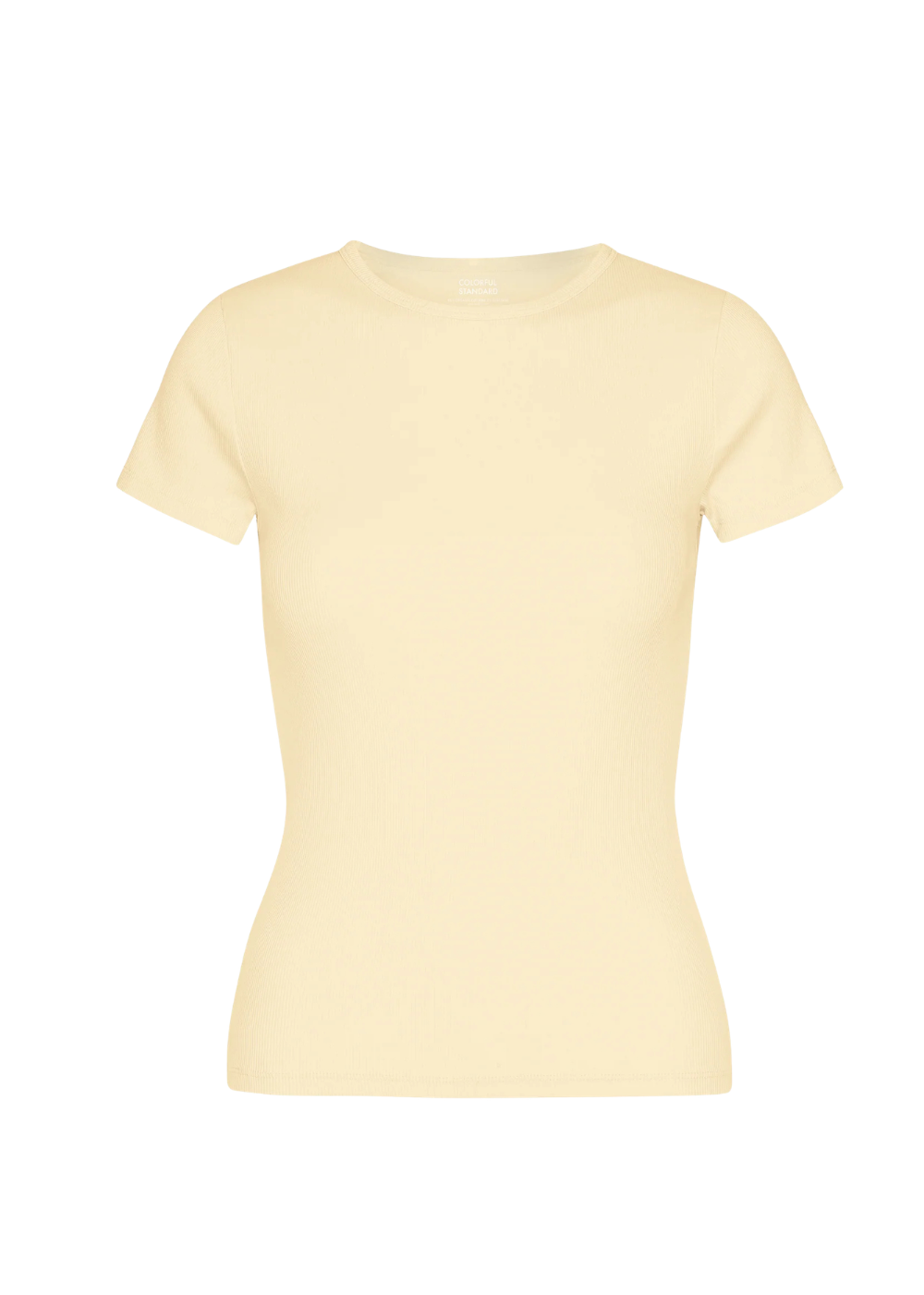 Organic Rib SS T-Shirt - Soft Yellow - Colorful Standard Canada - Danali - CS2058