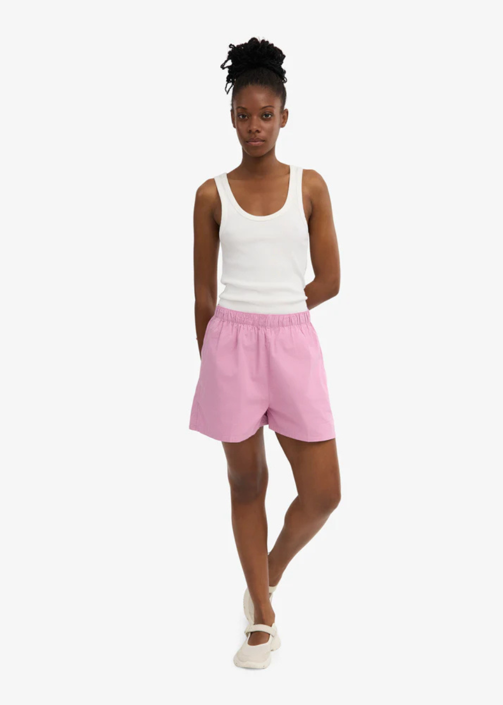 Organic Twill Shorts - Cherry Blossom - Colorful Standard Canada - Danali - CS4004