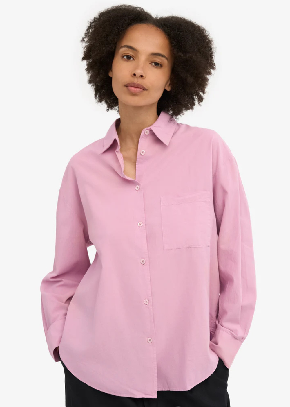 Organic Oversized Shirt - Cherry Blossom - Colorful Standard Canada - Danali - CS4005