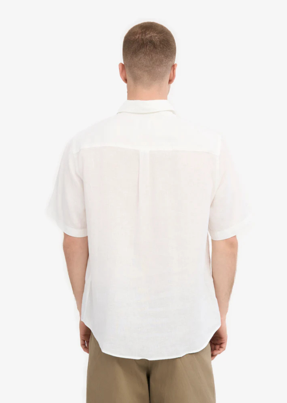Linen Shirt - Optical White - Colorful Standard Canada - Danali - CS4010 - 03