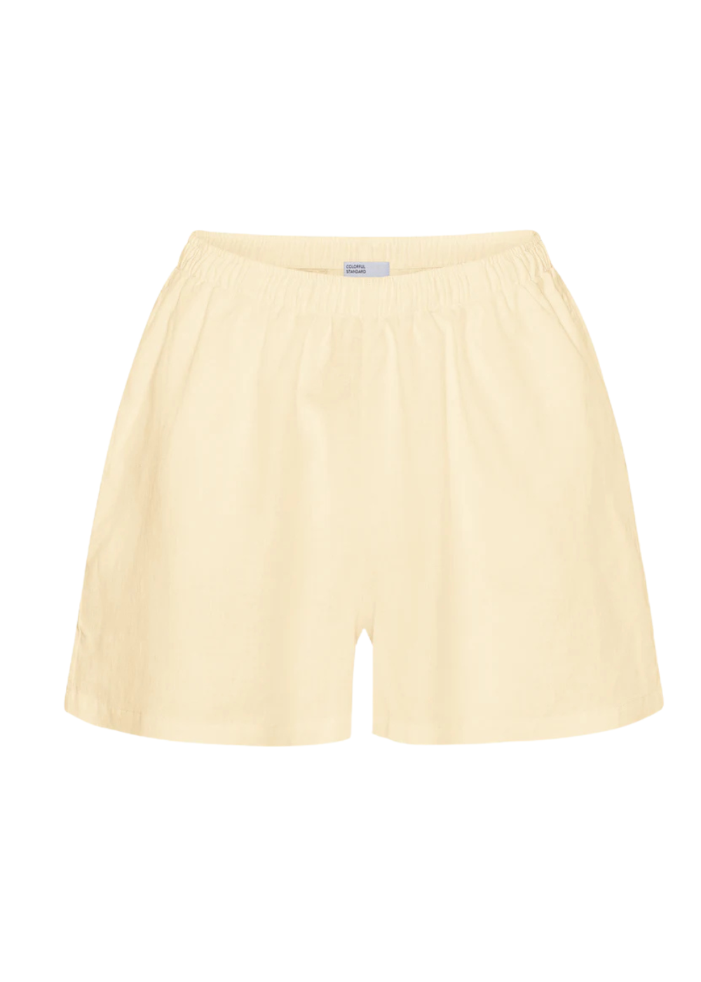 Linen Shorts - Soft Yellow - Colorful Standard Canada - Danali - CS4015
