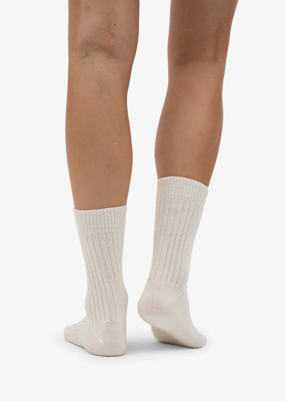 CS6003 Colorful Standard Merino Wool Blend Sock Optical White - Danali