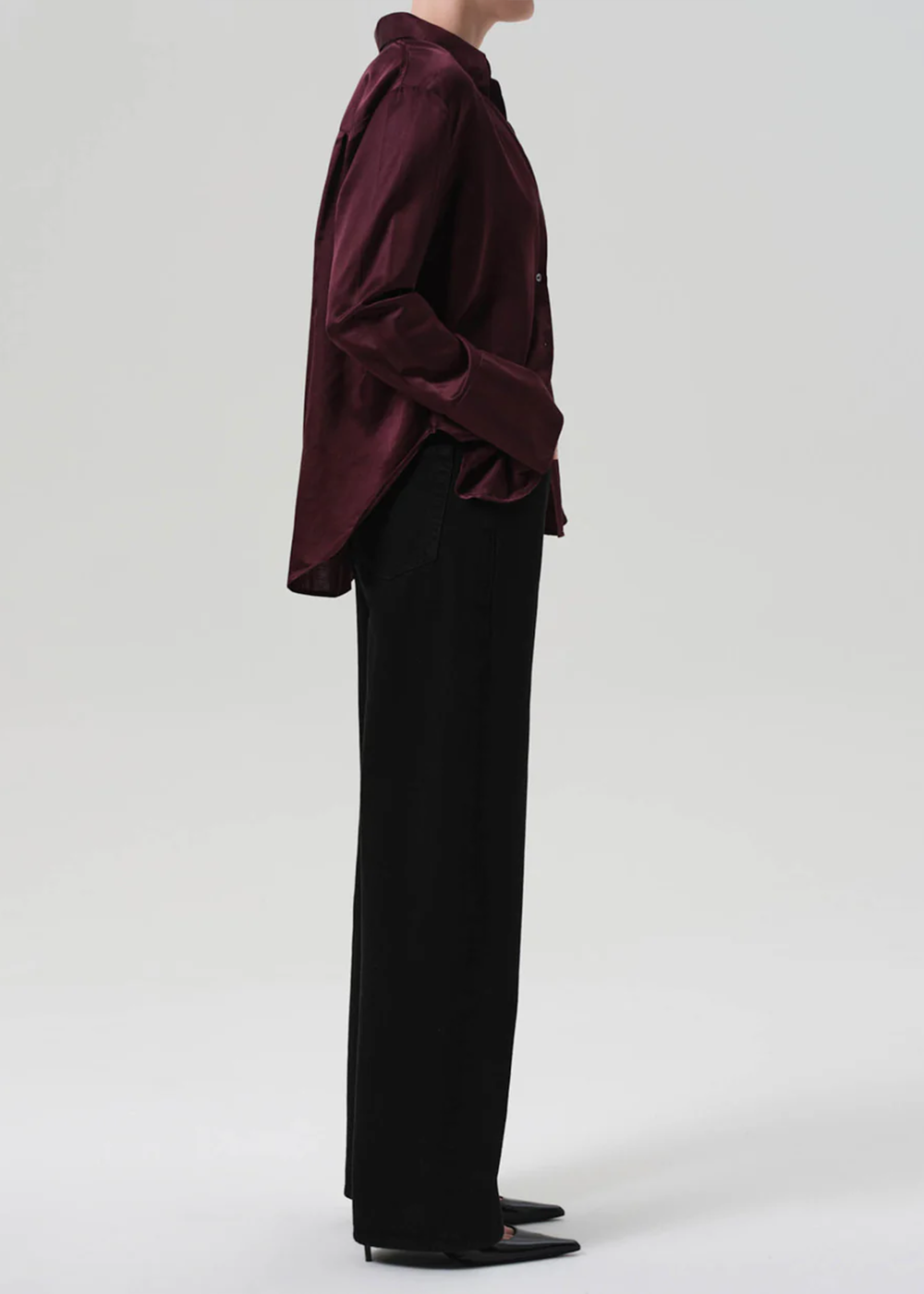 Ayla Baggy Jean - Solid Black - Citizens of Humanity Canada - Danali