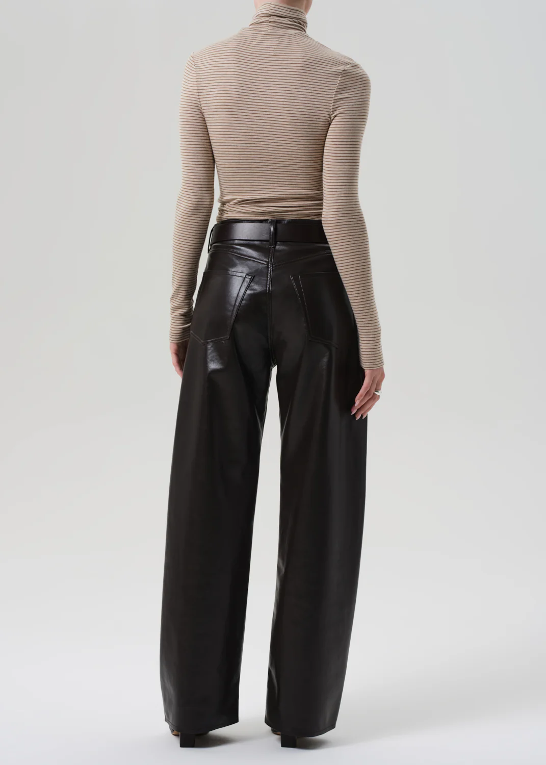 Ayla Baggy Leather Pant - Chocolate Brown - Citizens of Humanity Canada - Danali