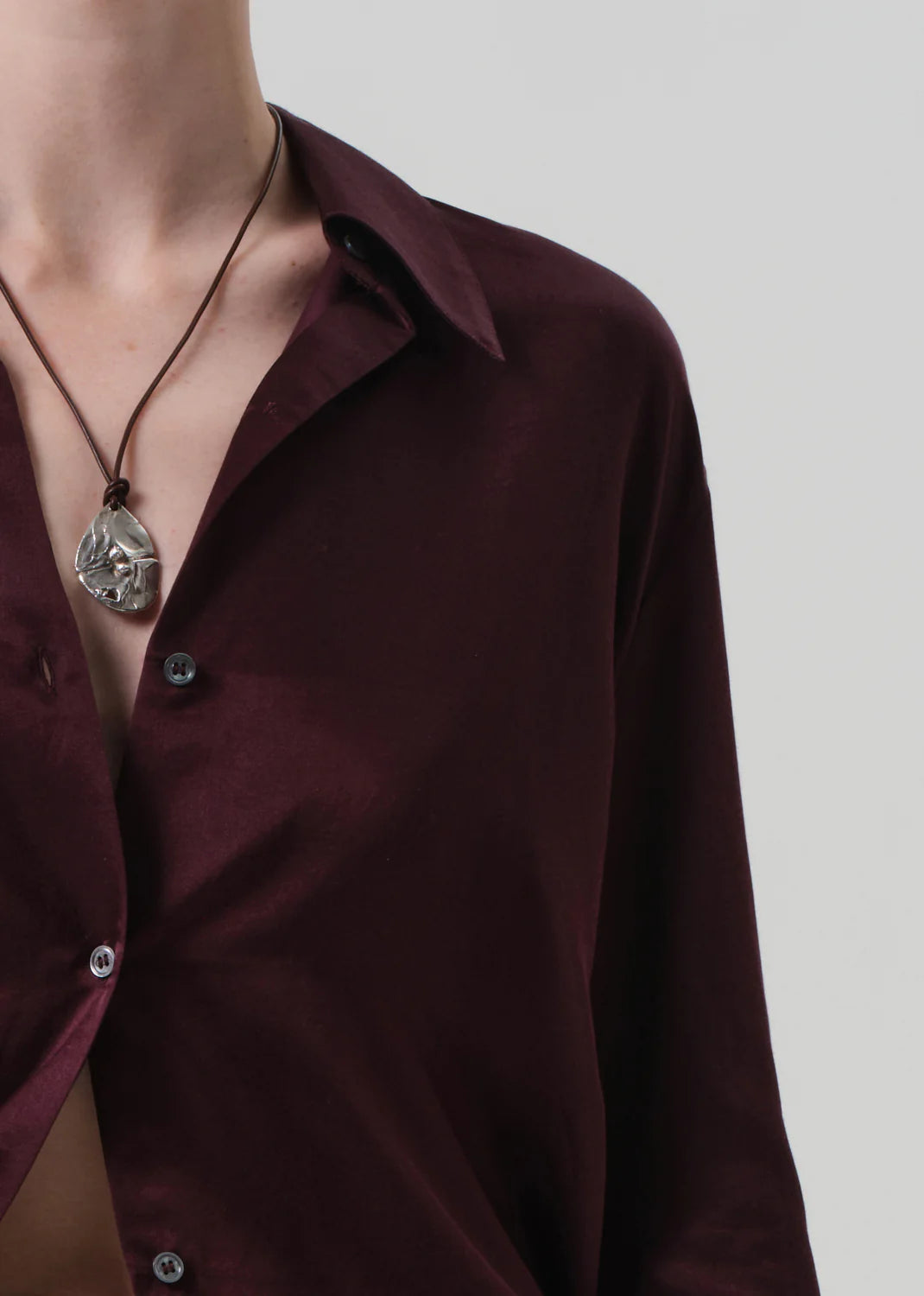 Camilia Shirt - Burgundy - Citizens of Humanity Canada - Danali