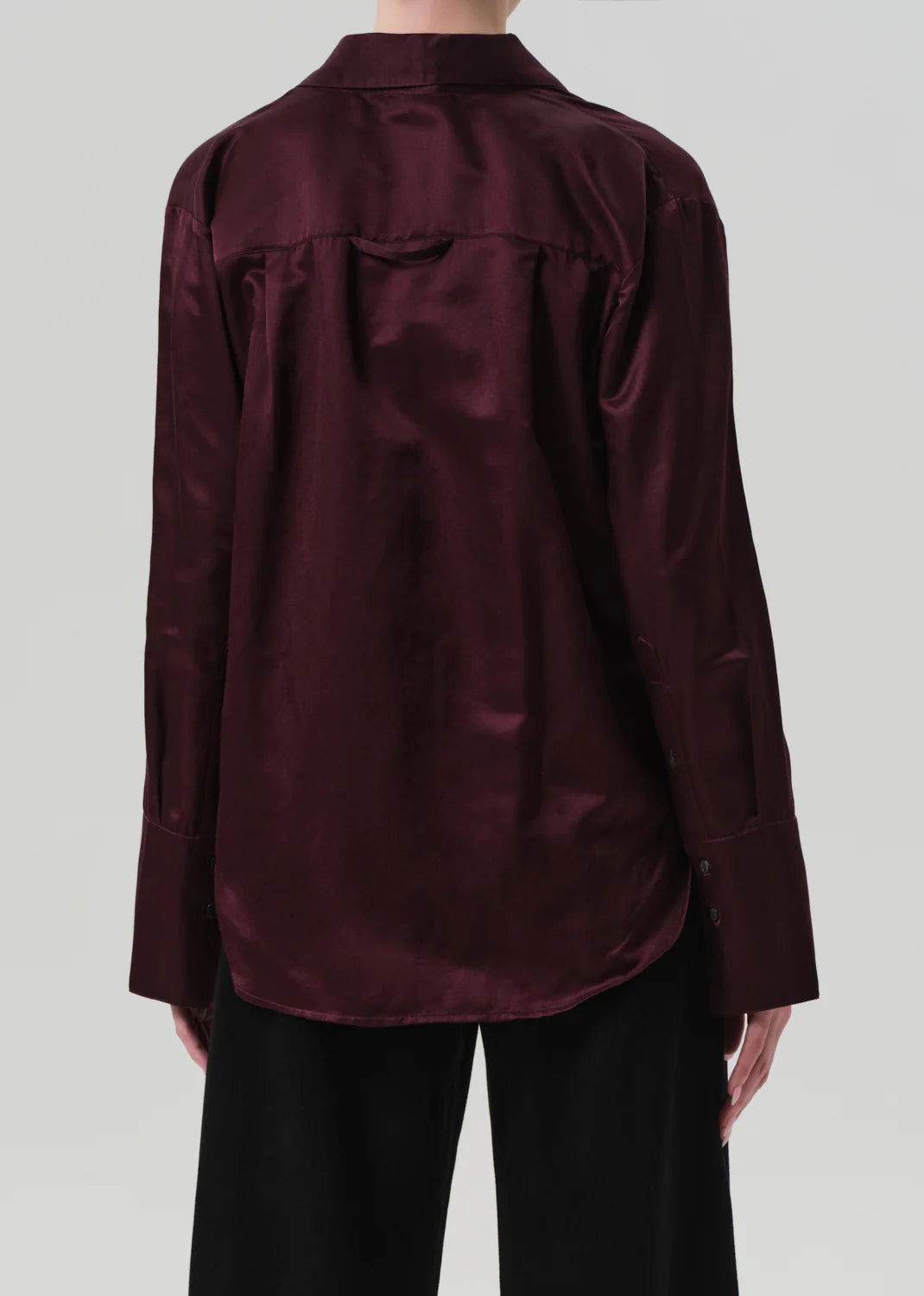 Camilia Shirt - Burgundy - Citizens of Humanity Canada - Danali