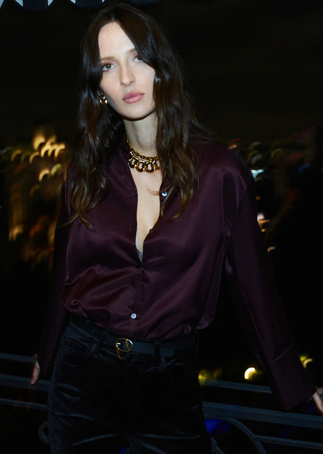 Camilia Shirt - Burgundy - Citizens of Humanity Canada - Danali