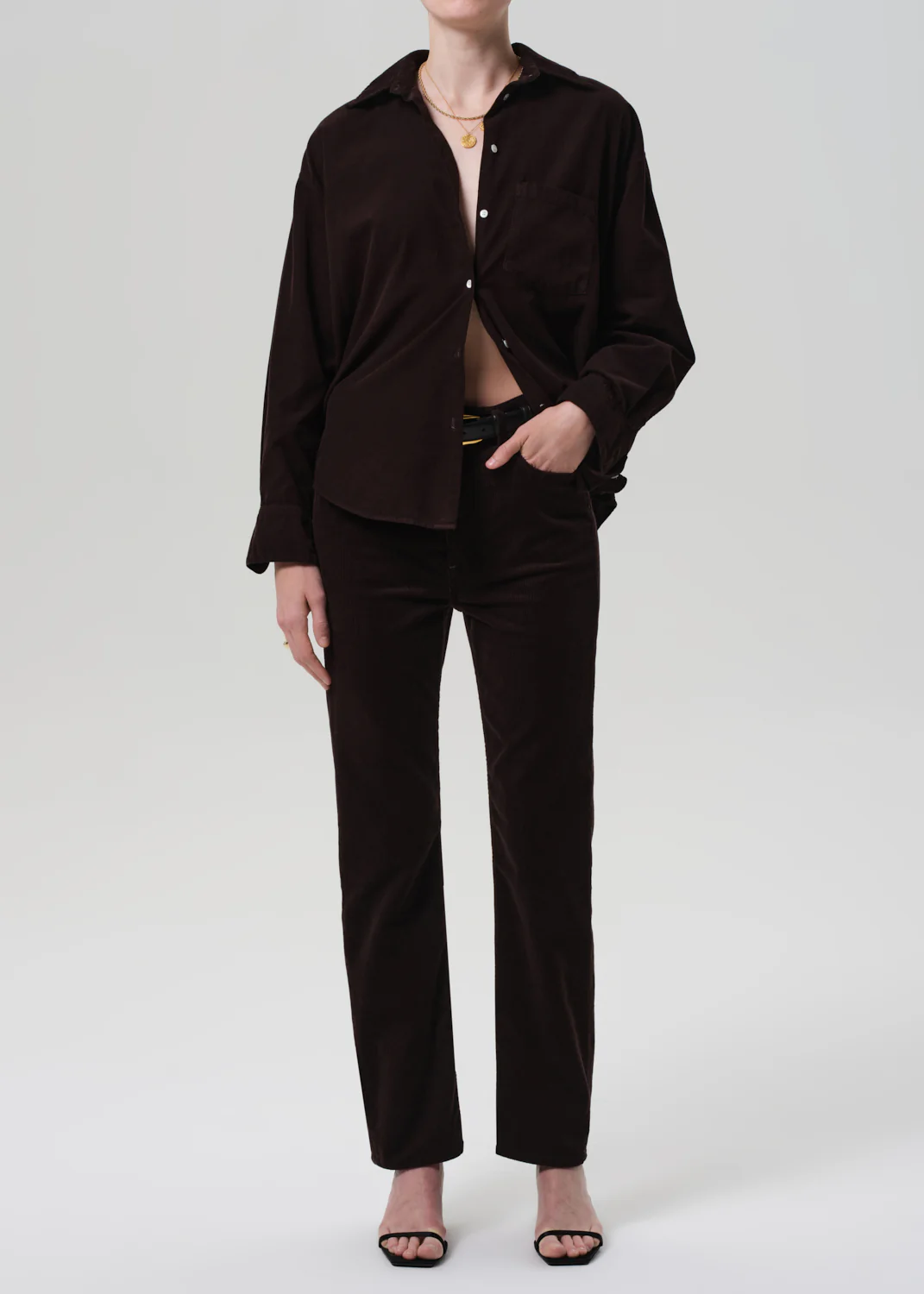 Kayla Corduroy Shirt - Barrister - Citizens of Humanity Canada - Danali