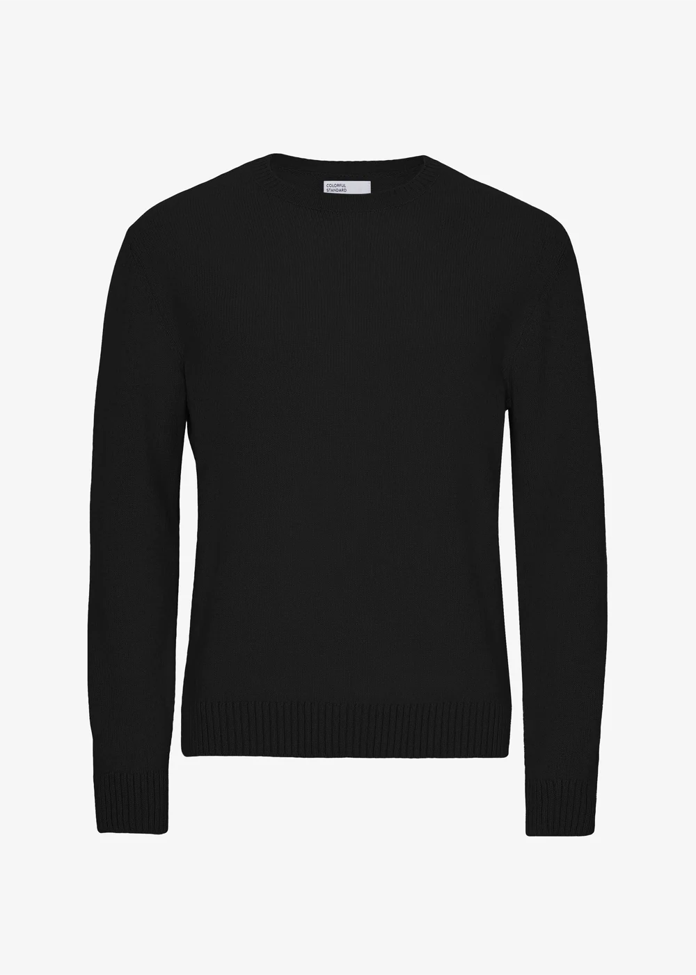 Classic Merino Wool Crew Sweater - Deep Black - Colorful Standard Canada - Danali
