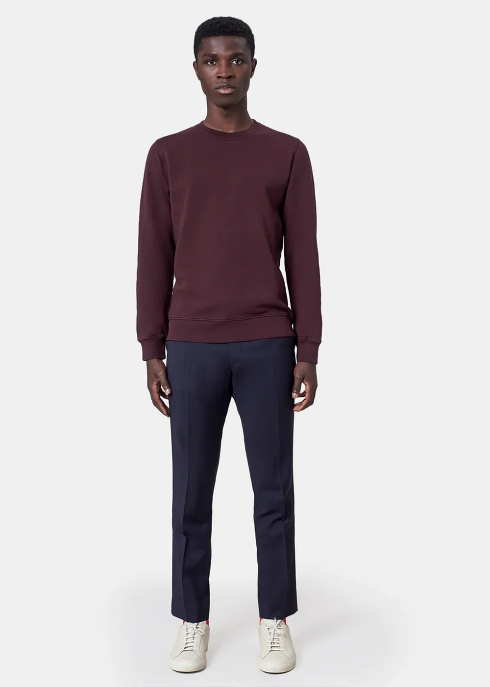 Classic Organic Crew - Oxblood Red - Colorful Standard Canada - Danali
