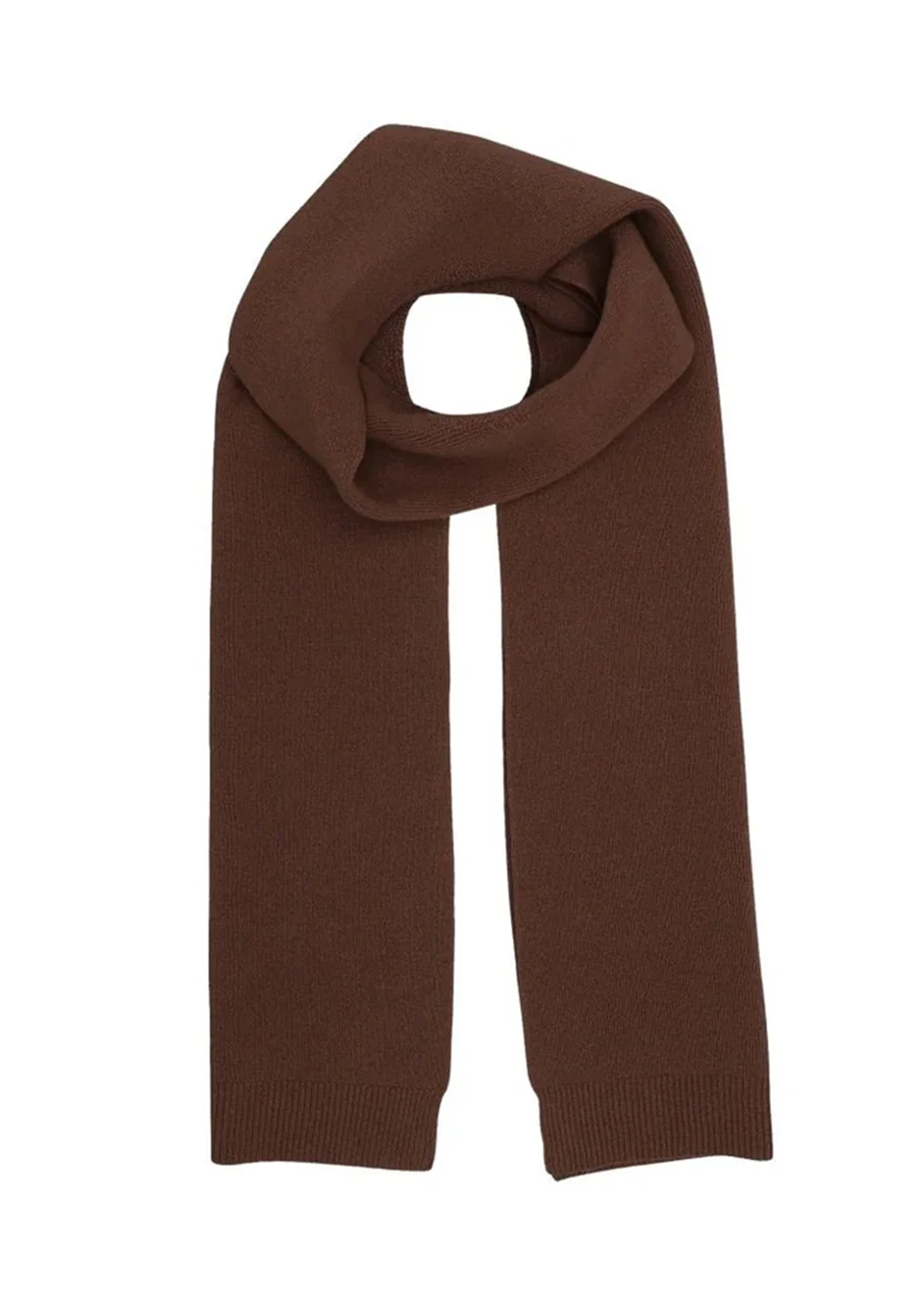 Merino Wool Scarf - Coffee Brown - Colorful Standard Canada - Danali