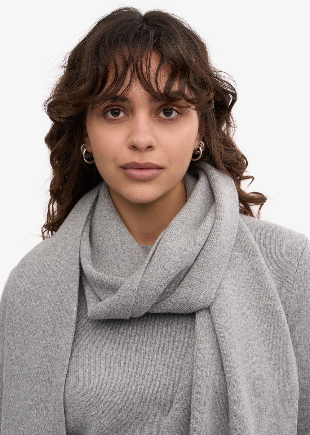 Merino Wool Scarf - Heather Grey - Colorful Standard Canada - Danali