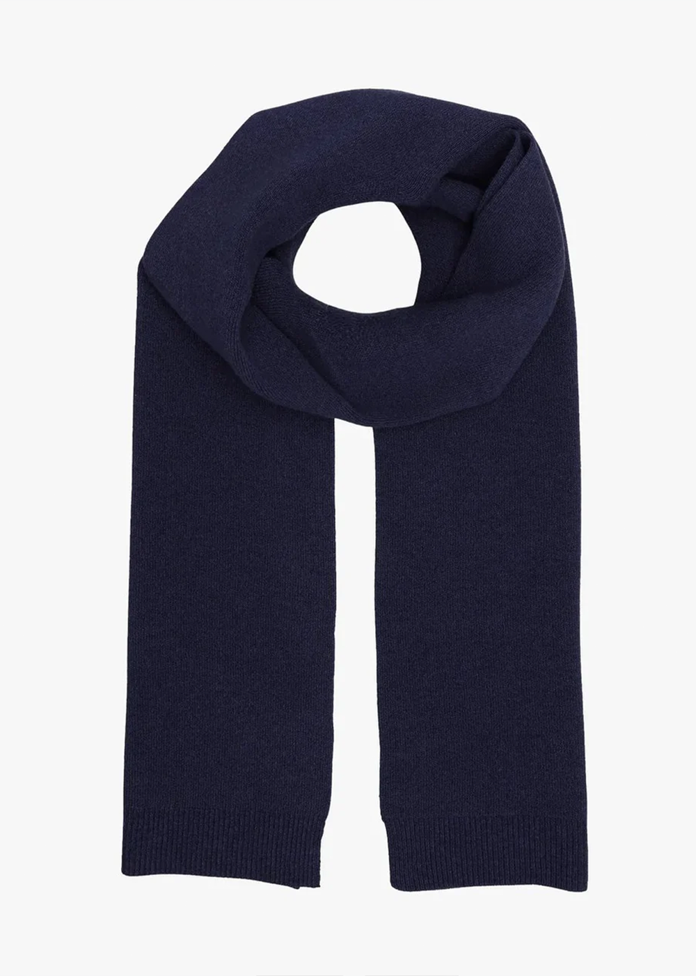 Merino Wool Scarf - Navy Blue - Colorful Standard Canada - Danali