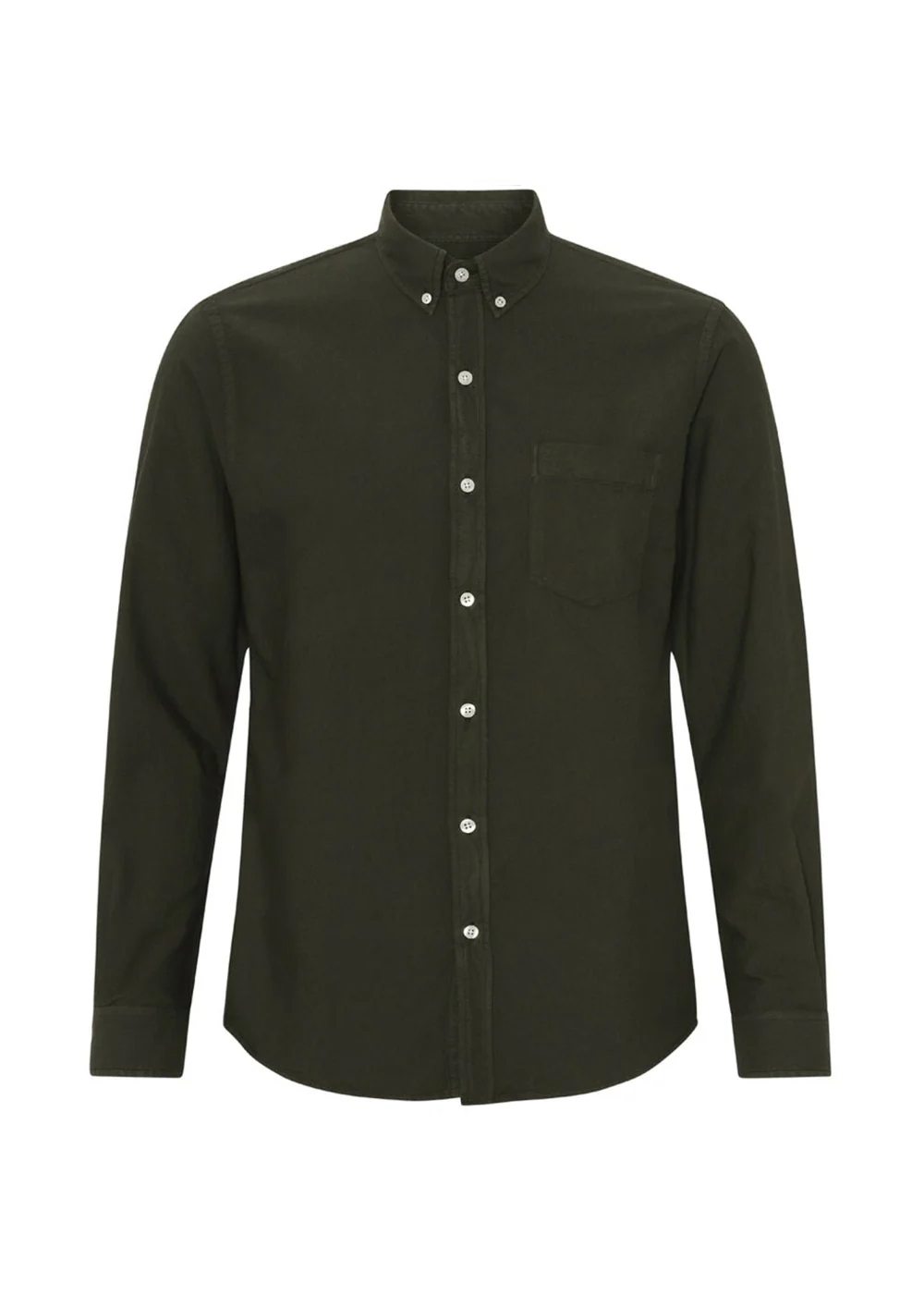 Organic Button Down Shirt - Hunter Green - Colorful Standard Canada - Danali
