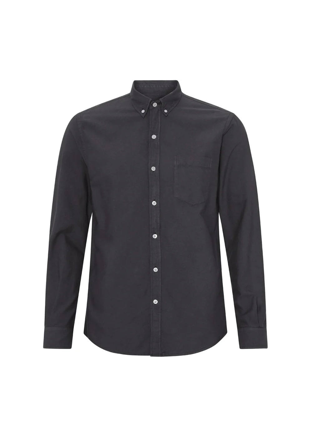 Organic Button Down Shirt - Lava Grey - Colorful Standard Canada - Danali