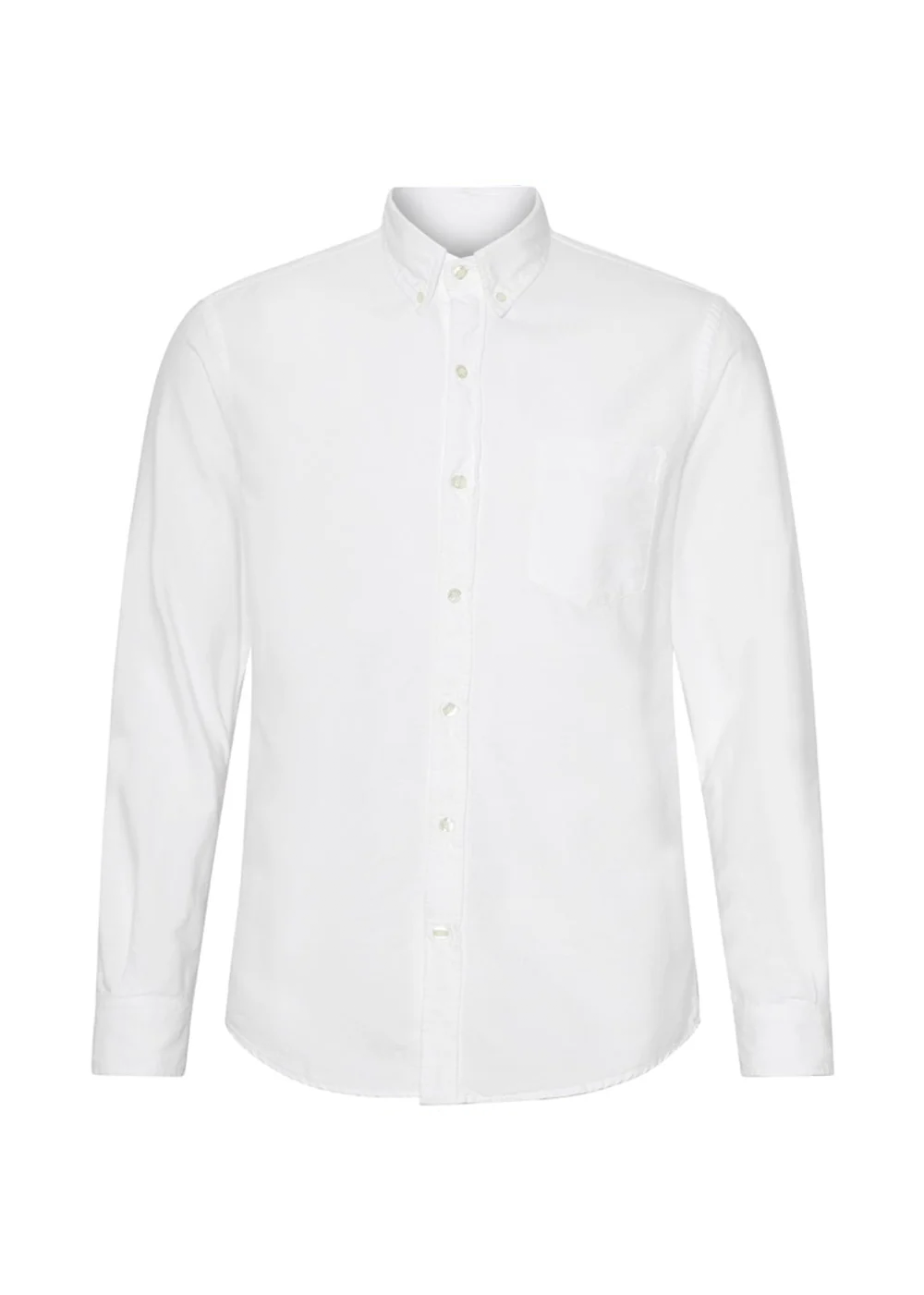 Organic Button Down Shirt - Optical White - Colorful Standard Canada - Danali