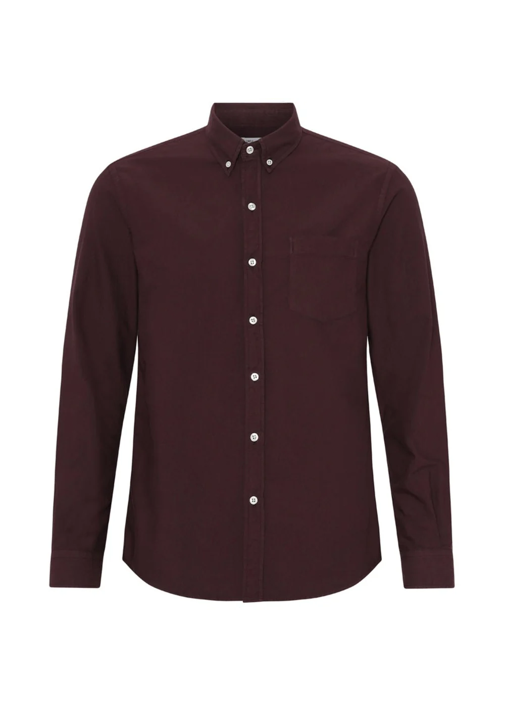 Organic Button Down Shirt - Oxblood Red - Colorful Standard Canada - Danali