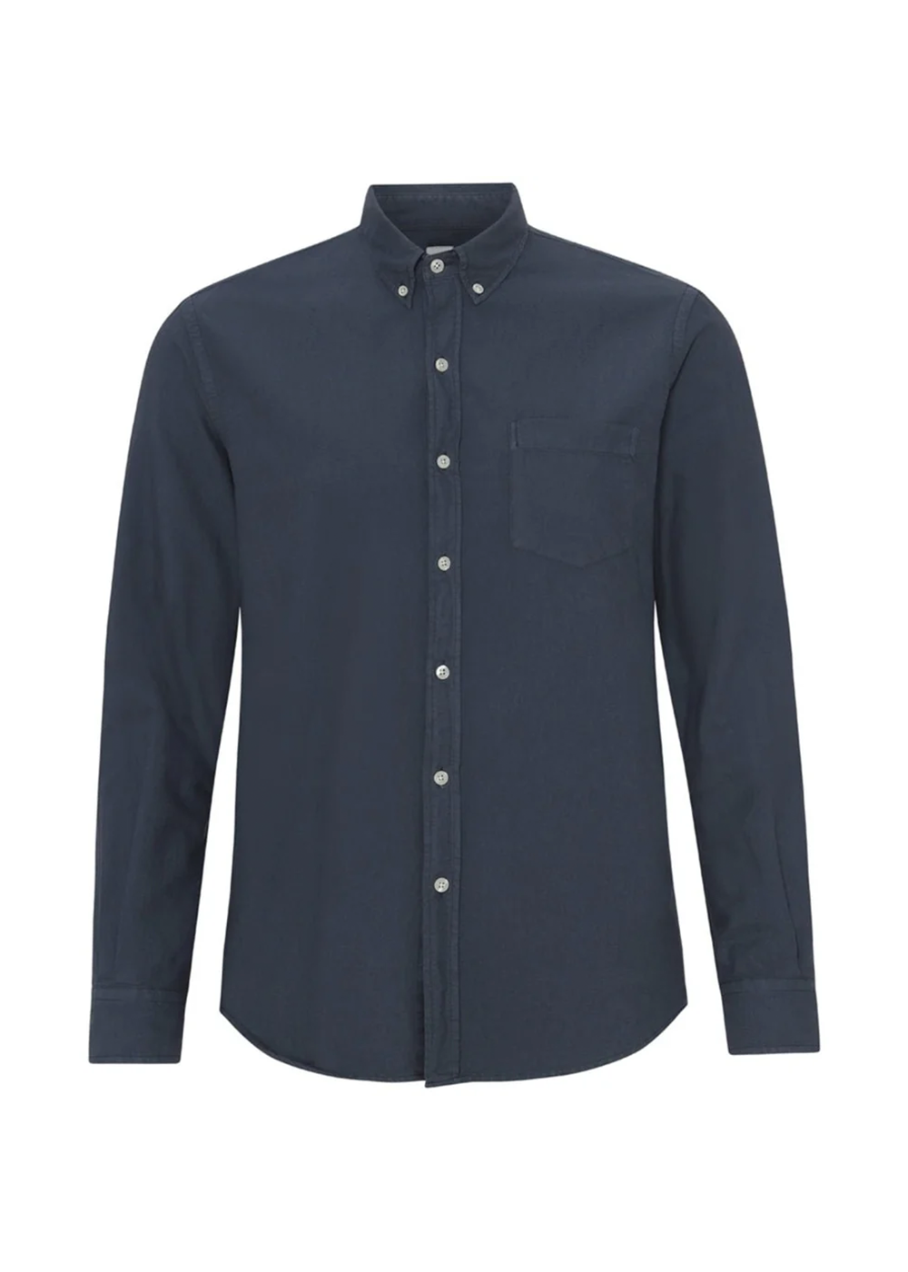 Organic Button Down Shirt - Petrol Blue - Colorful Standard Canada - Danali