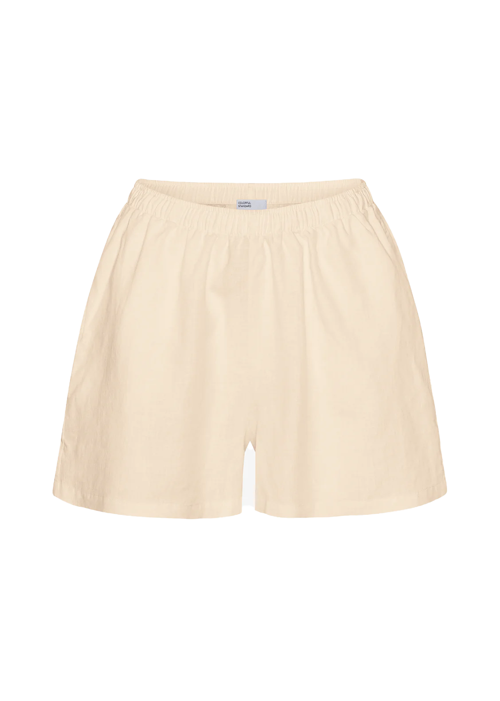 Colorful Standard Organic Linen Shorts Ivory White - Colorful Standard Canada - Danali