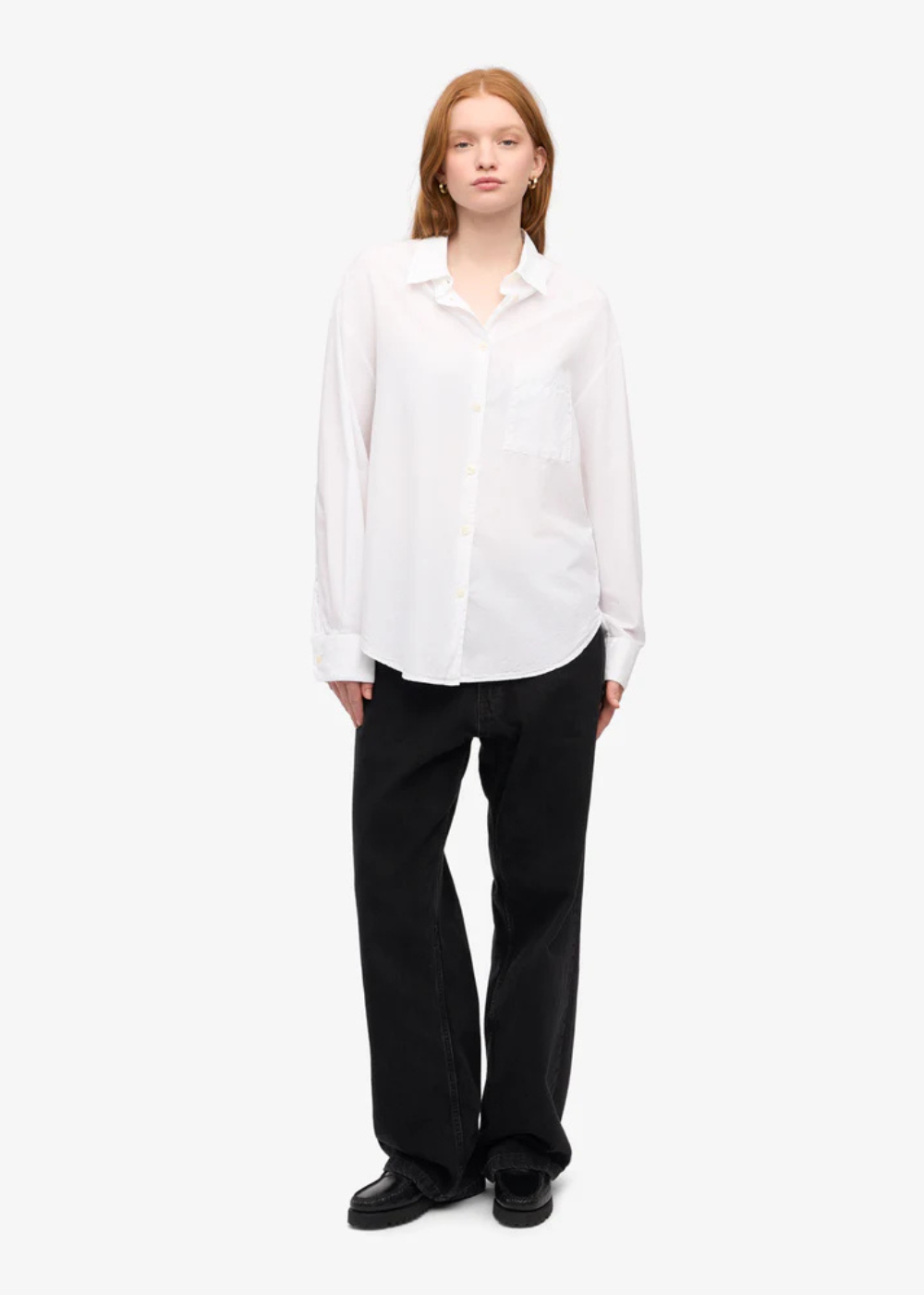 Organic Oversized Shirt - Optical White - Colorful Standard - Danali - Canada