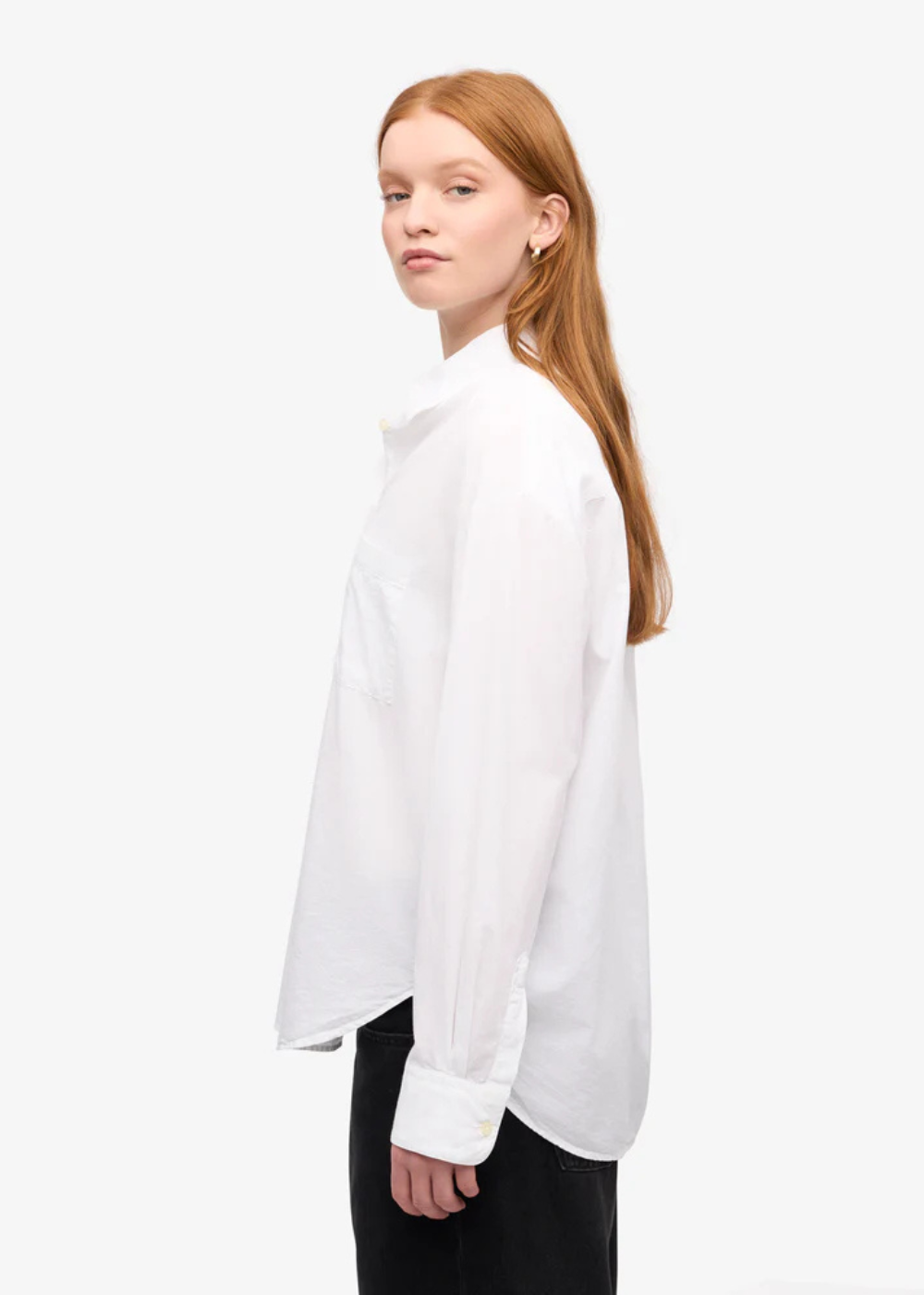 Organic Oversized Shirt - Optical White - Colorful Standard - Danali - Canada