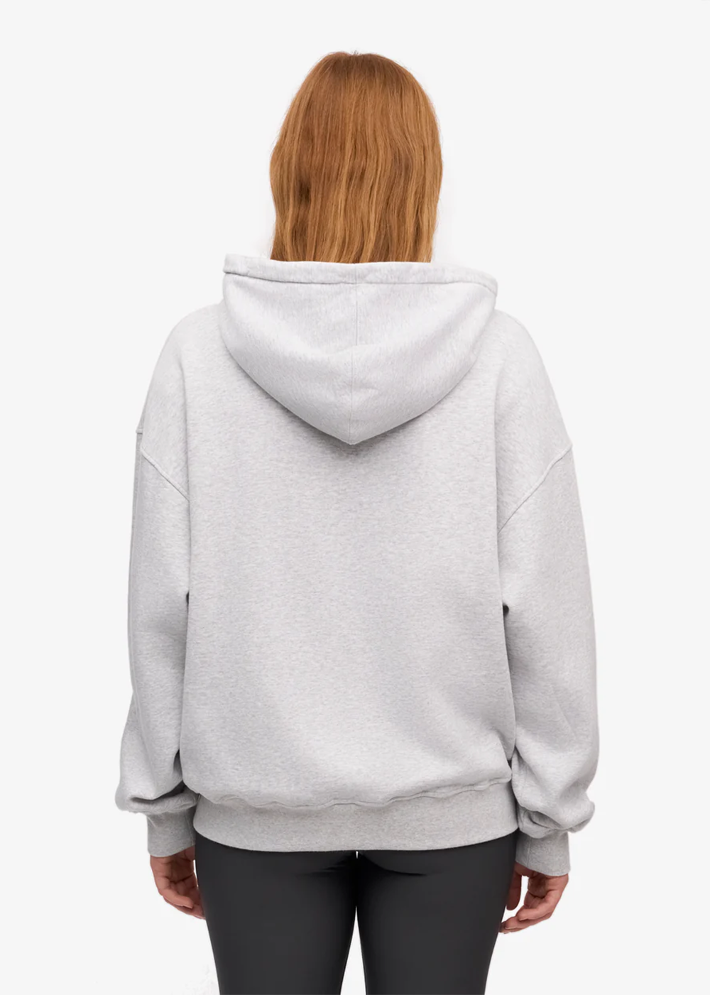 Organic Oversized Zip Hood - Snow Melange - Colorful Standard Canada - Danali