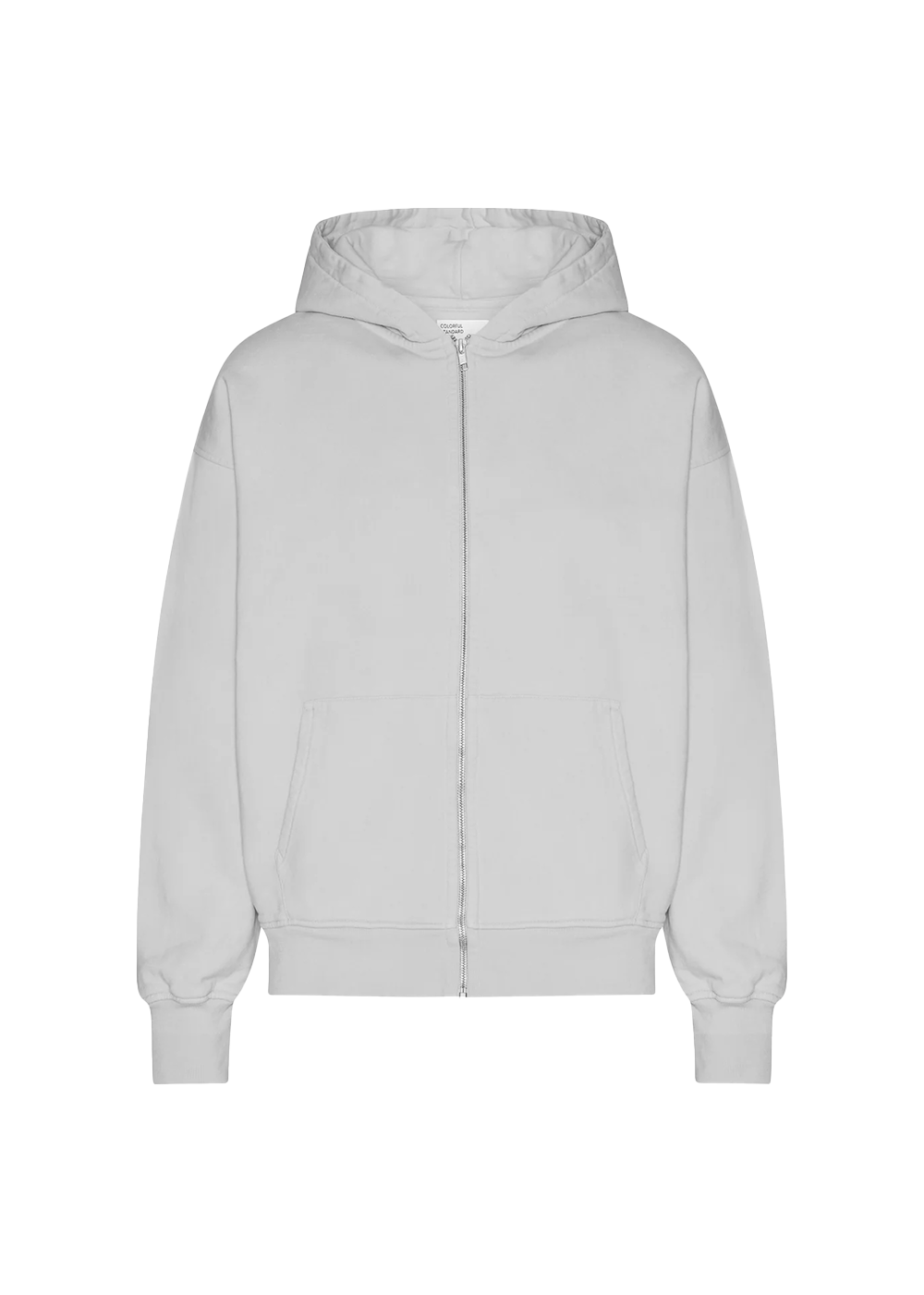Organic Oversized Zip Hoodie - Faded Grey - Colorful Standard Canada - Danali
