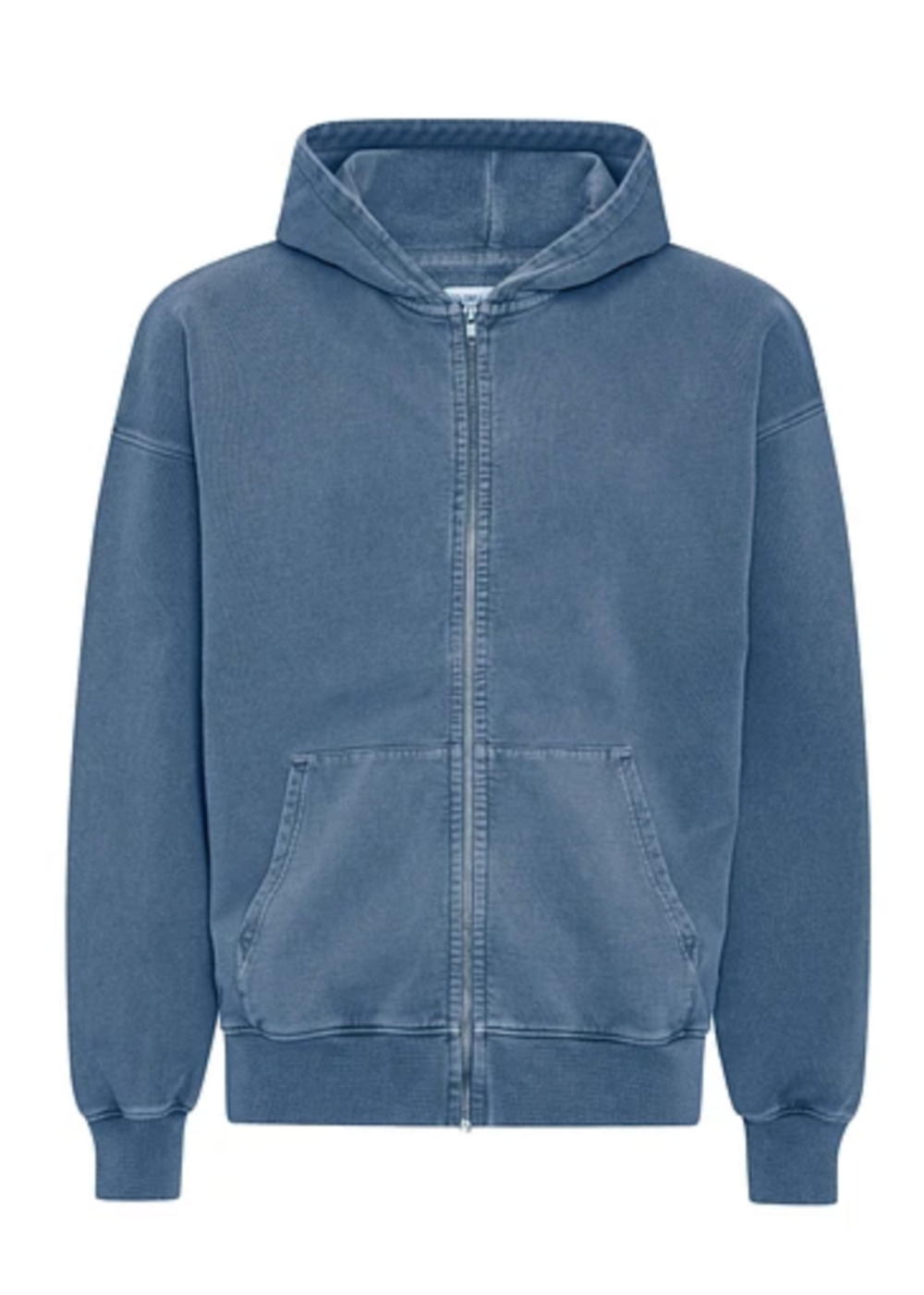 Organic Oversized Zip Hoodie - Faded Indigo - Colorful Standard Canada - Danali