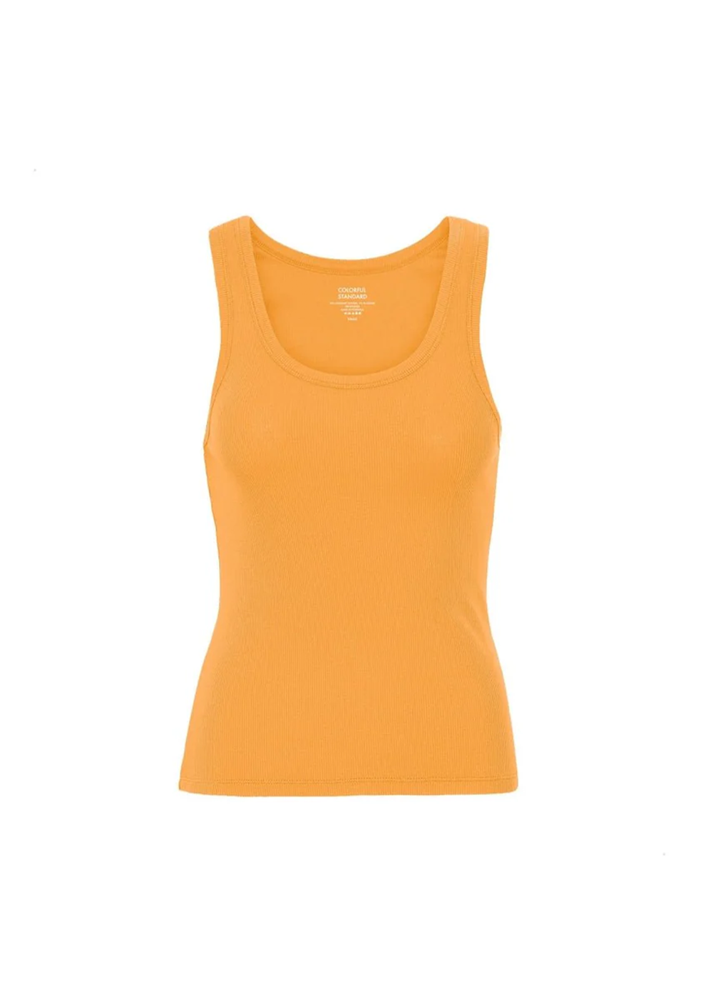 Organic Rib Tank Top - Sandstone Orange - Colorful Standard Canada - Danali